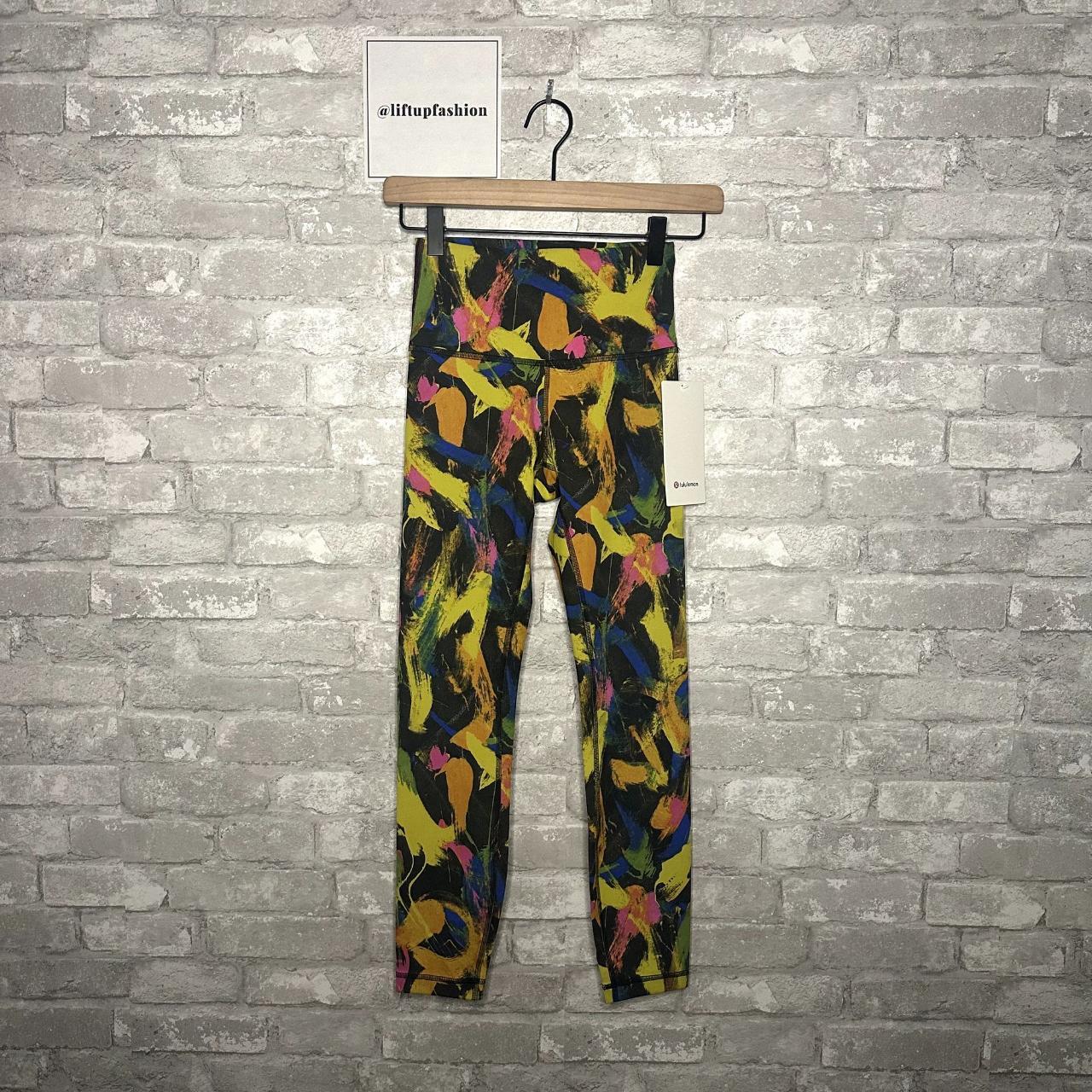 Lululemon shops wunder train high rise sz 4 camo nwt