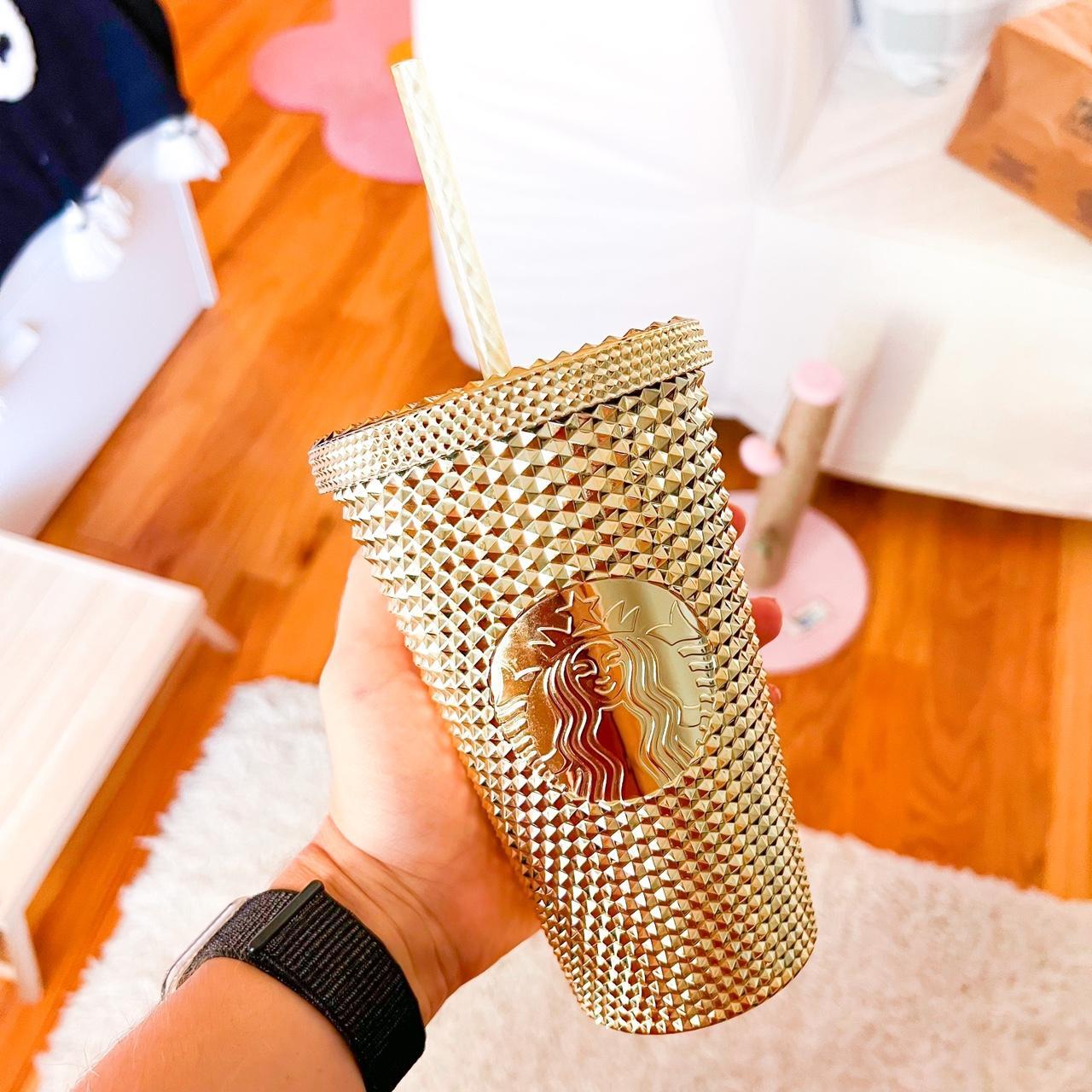 Starbucks China Gold Studded Tumbler Cup