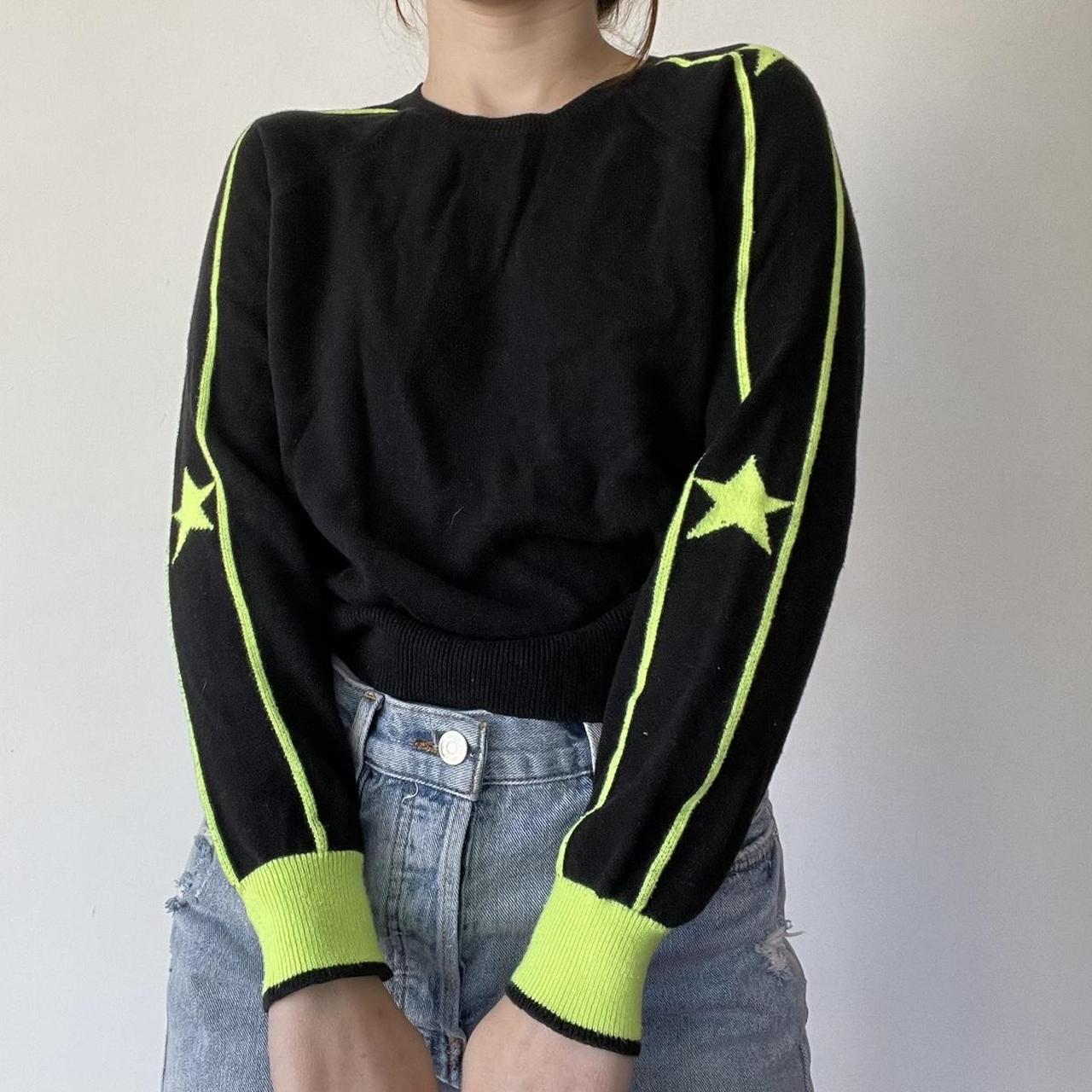 Black and hotsell neon jumper