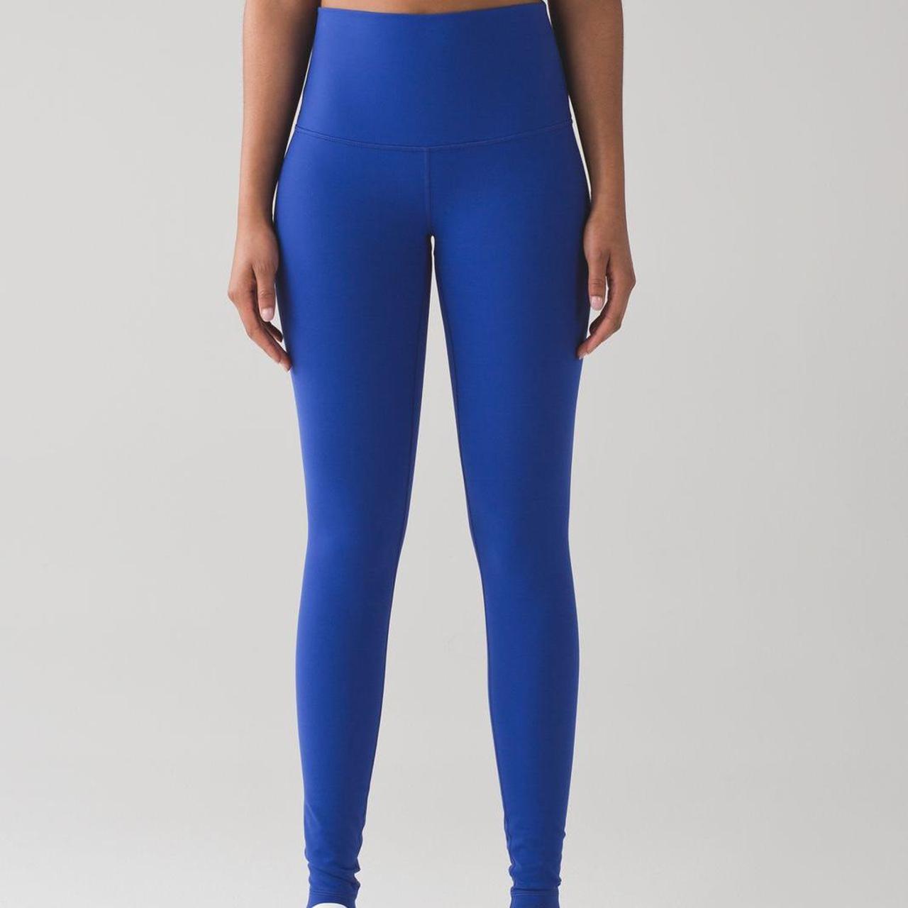 Lululemon Women's Blue Leggings Depop
