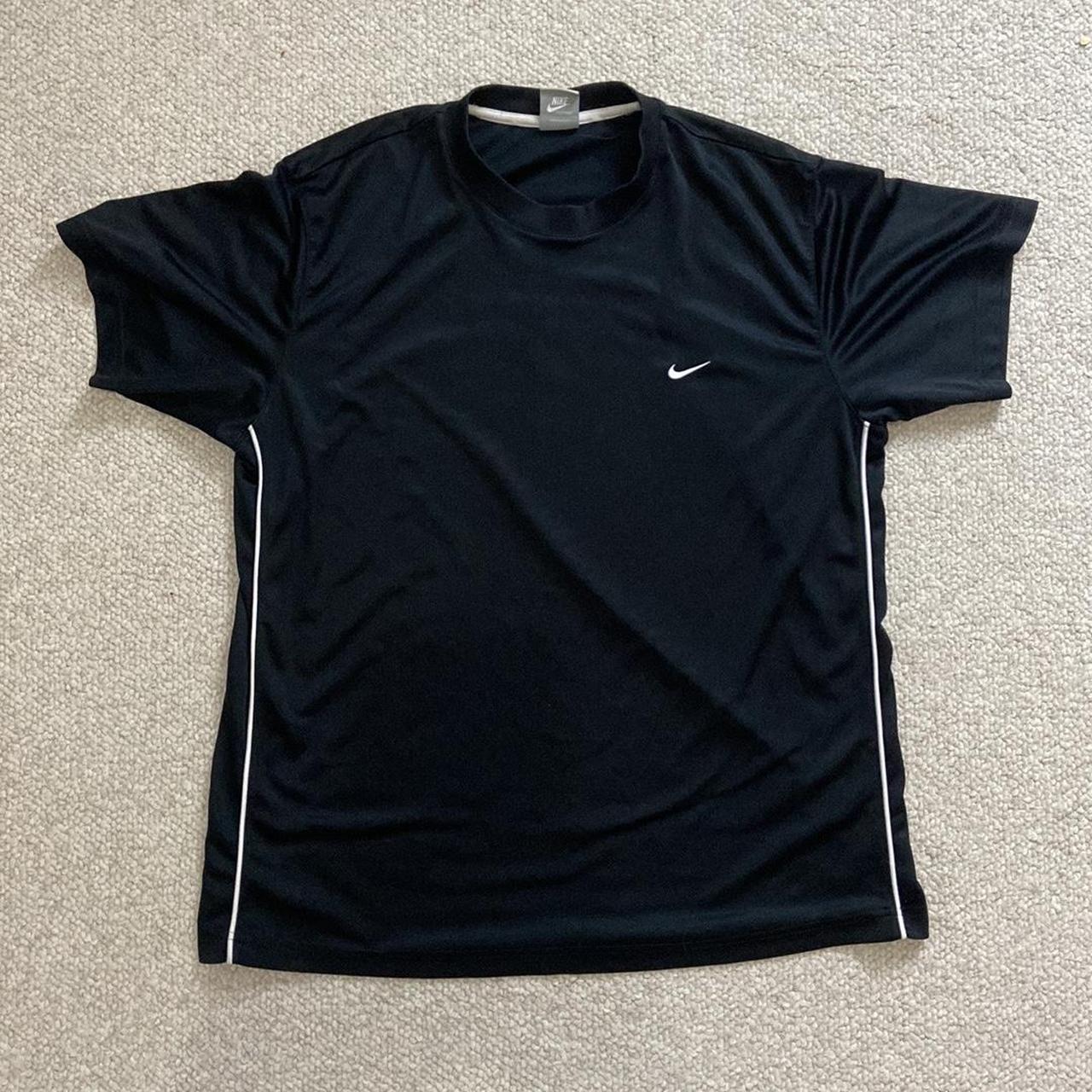 Vintage Black Nike T-Shirt size: men’s extra large... - Depop