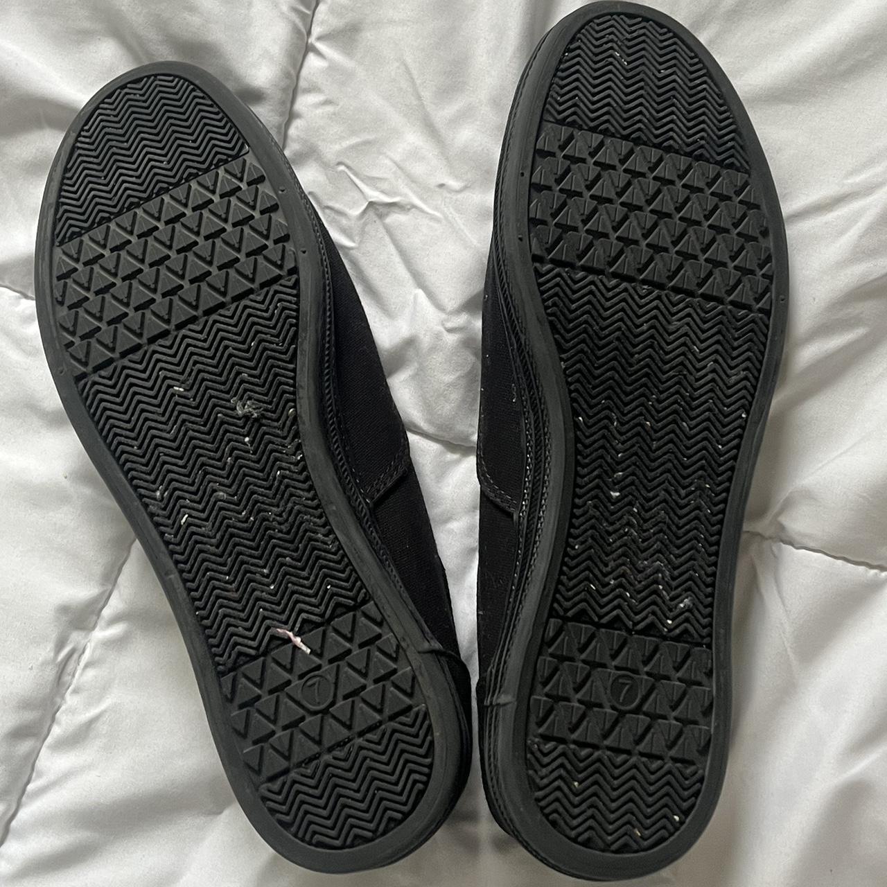 Black sneaker -worn once - like brand new / no... - Depop