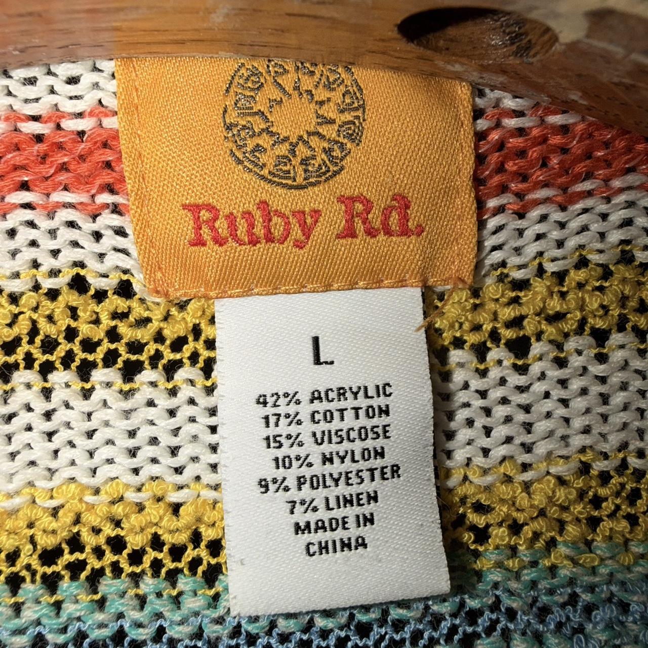 Ruby Rd. Women's Cardigan - Multi - L – Ruby Rd O… - image 6