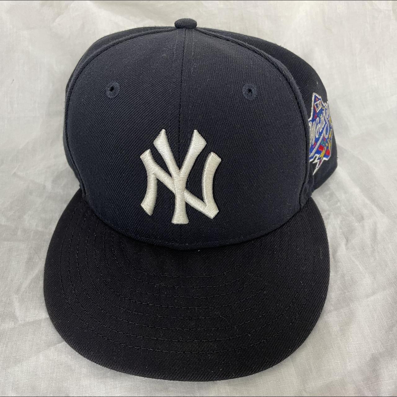 New York Yankees 1998 World Series hat 7 3/8 poor... - Depop