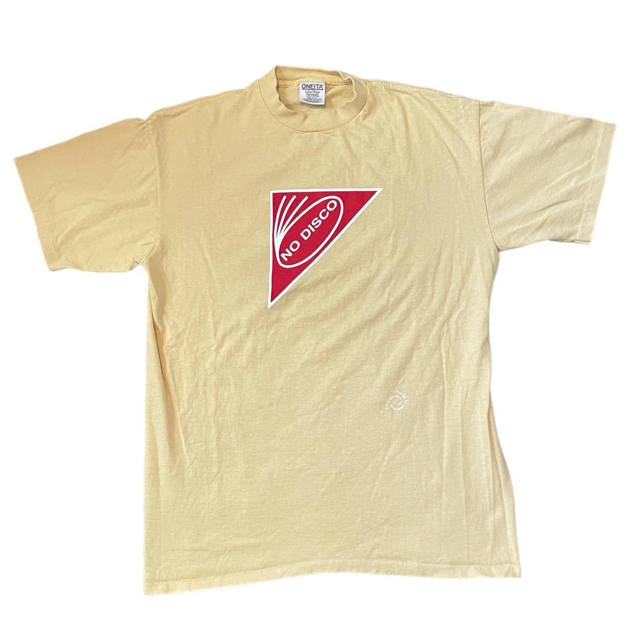 Disco Demolition T-Shirt Ringer Cream/Navy