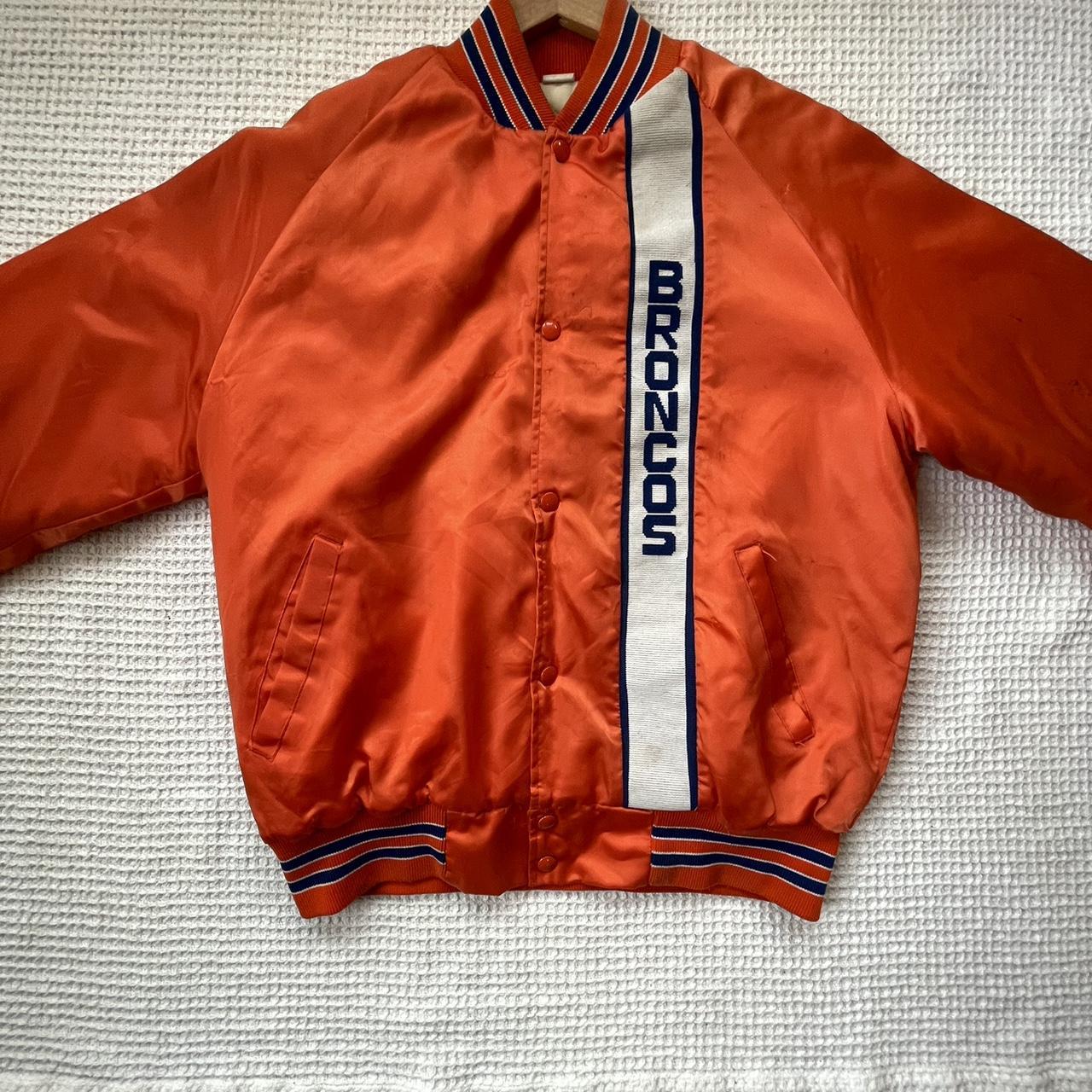 Super Bowl 50 NFL Denver Broncos Varsity Jacket with - Depop