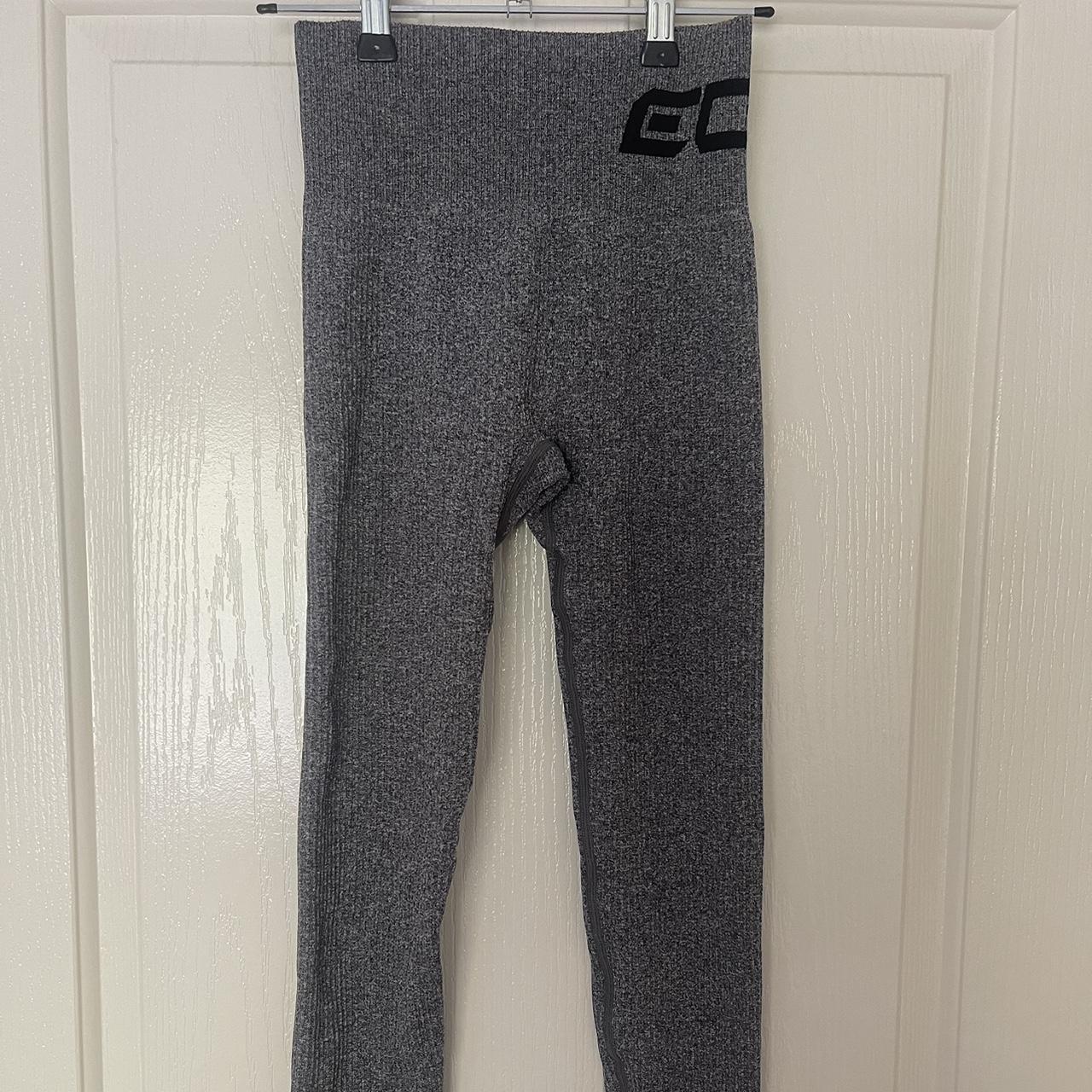 ECHT full length ribbed skins. grey. size xs. Depop