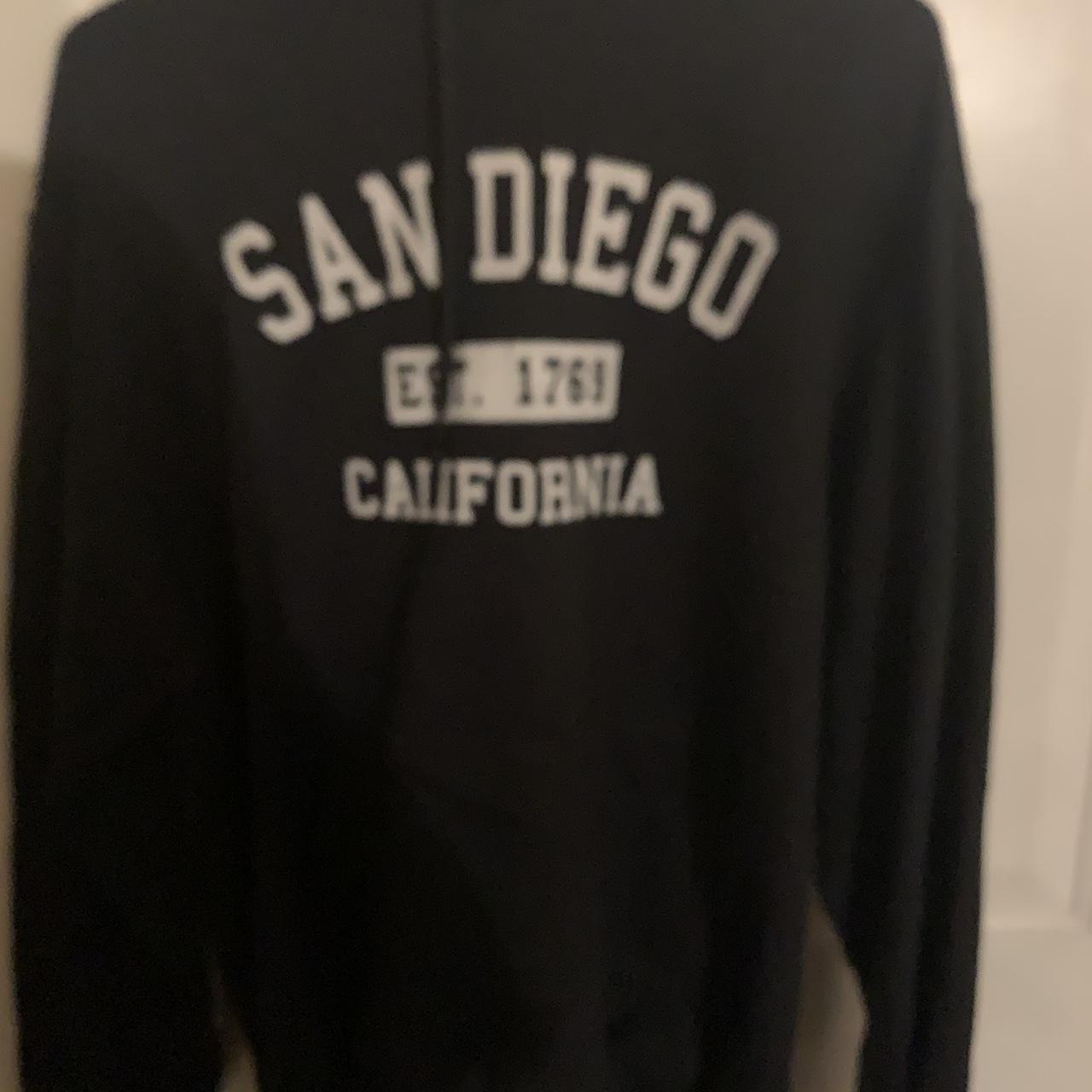 Black and pink San Diego hoodie. I love this piece - Depop