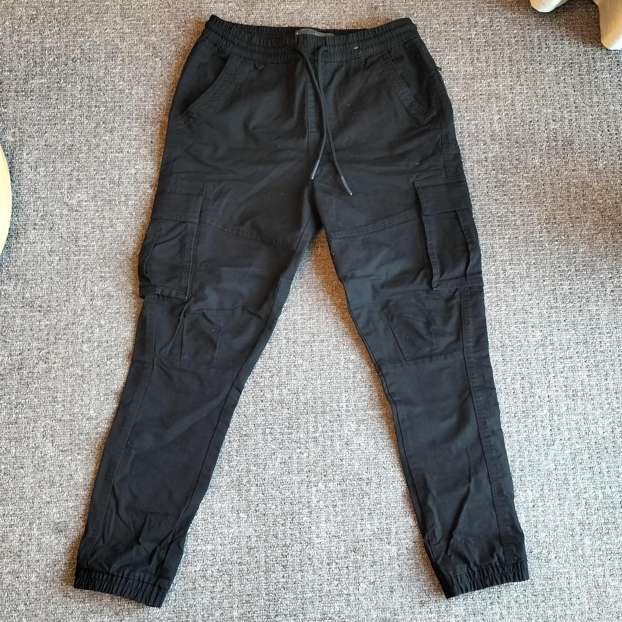 Primark Womens Black Cargo Trousers Size 8 L27 in – Preworn Ltd