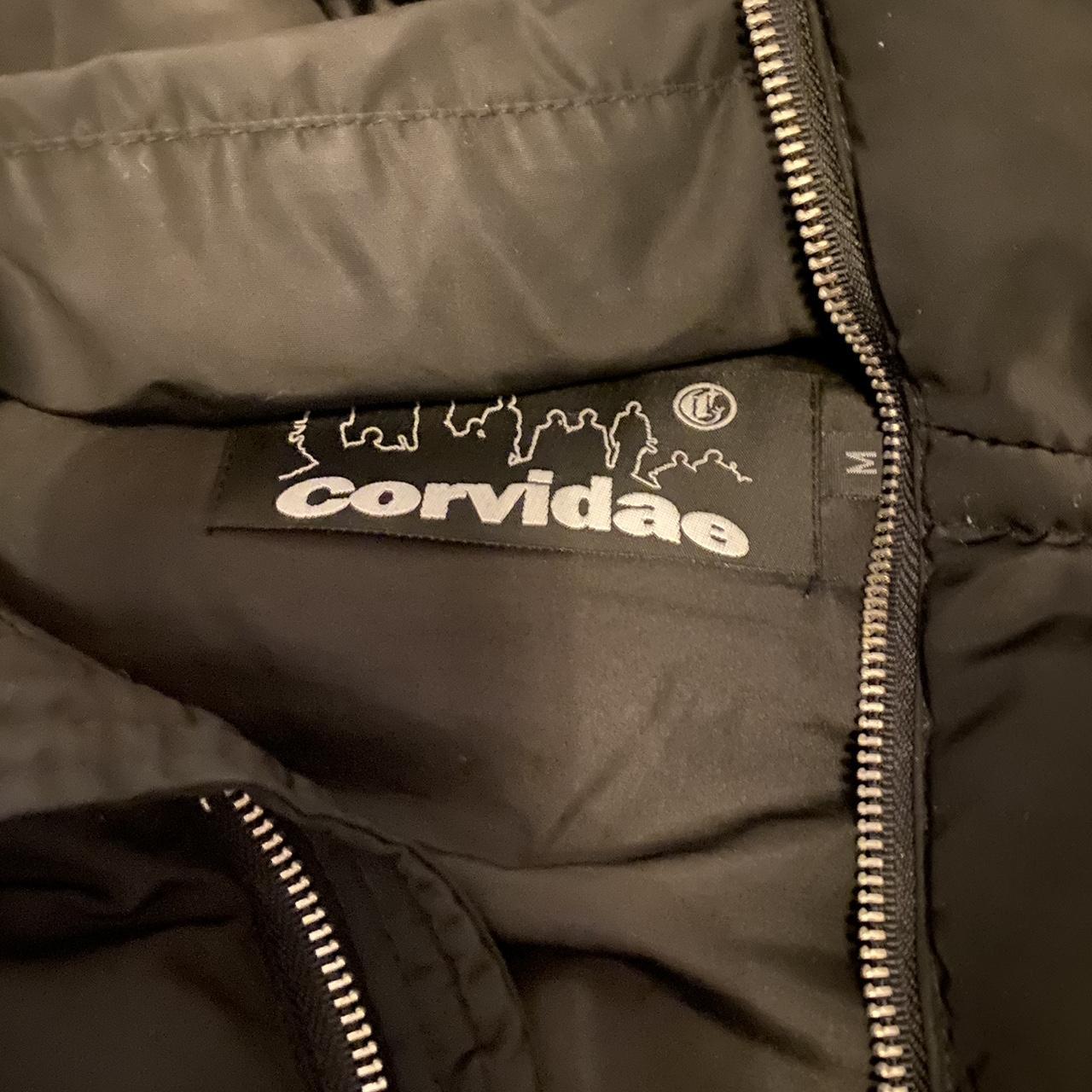 Black corvidae puffer jacket size medium. Very good... - Depop