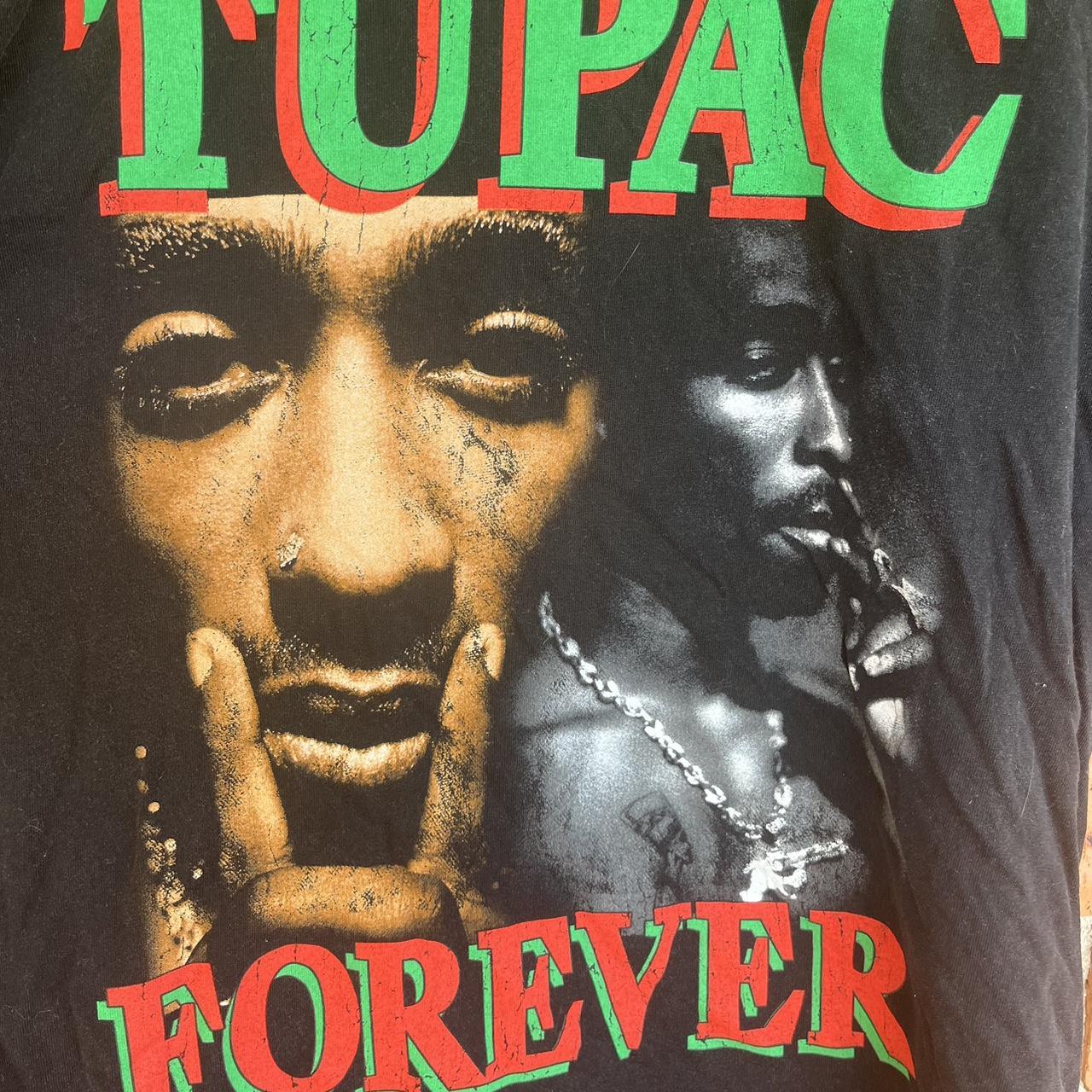 Tupac Me Against The World tee XL with print on... - Depop