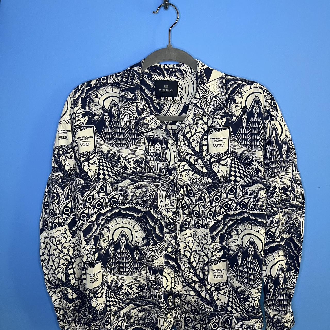 “Scotch & Soda” タイダイプリントコットンTシャツ NavyBlue 楽天市場】【20%OFFセール】スコッチ＆ソーダ Scotch&Soda 半袖