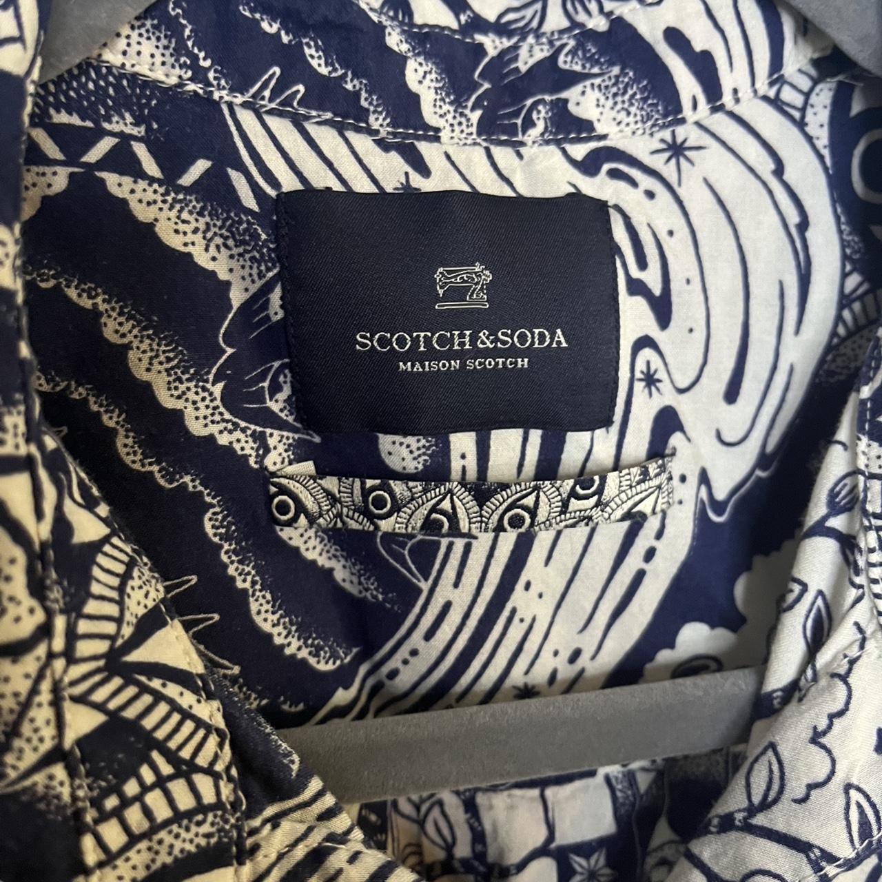 “Scotch & Soda” タイダイプリントコットンTシャツ NavyBlue 楽天市場】【20%OFFセール】スコッチ＆ソーダ Scotch&Soda 半袖