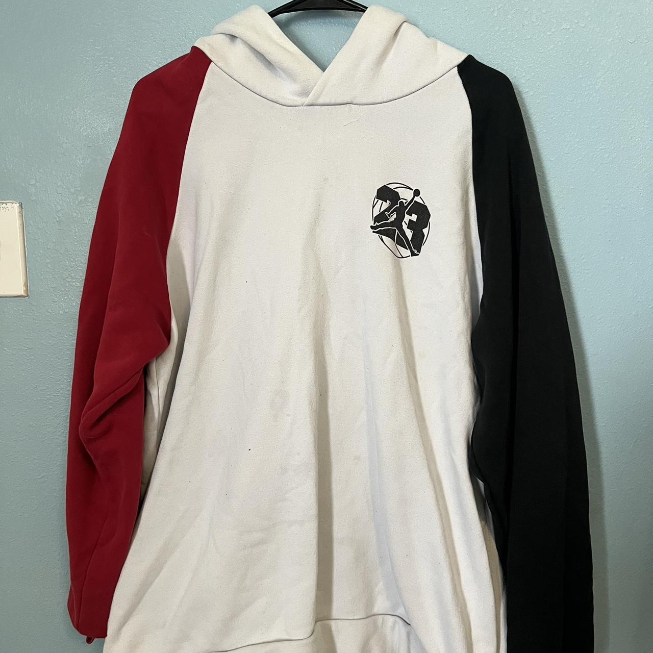 mens red jordan hoodie