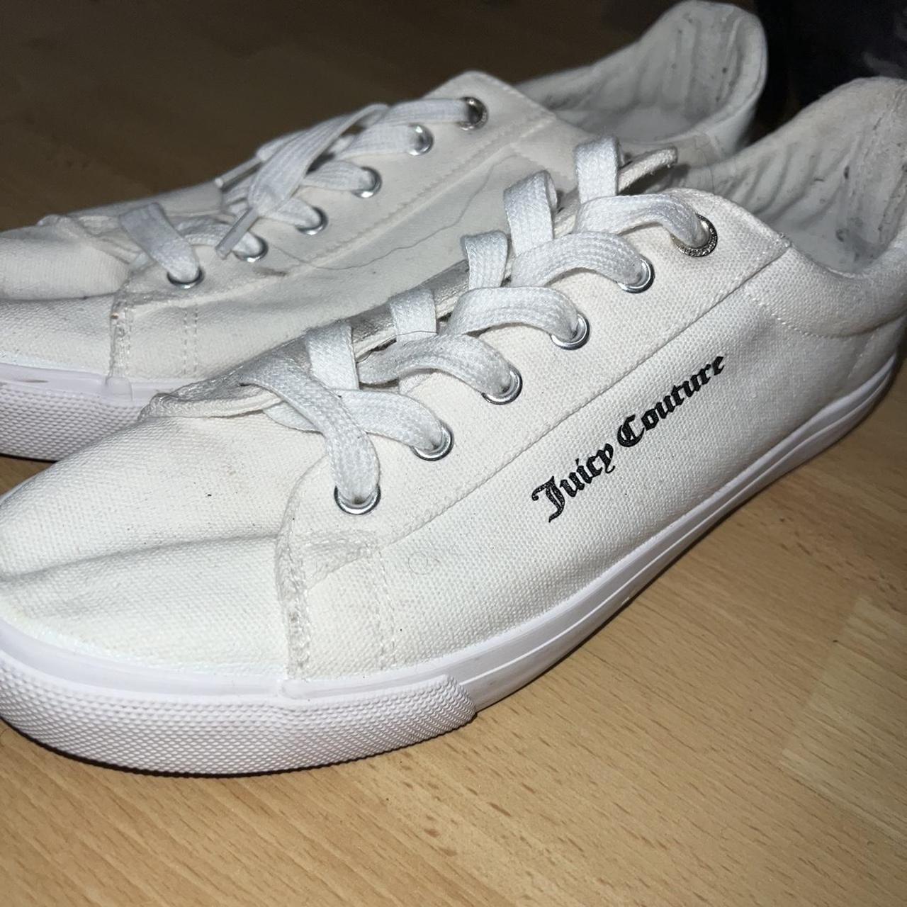 Juicy couture white trainers UK 7 - Depop