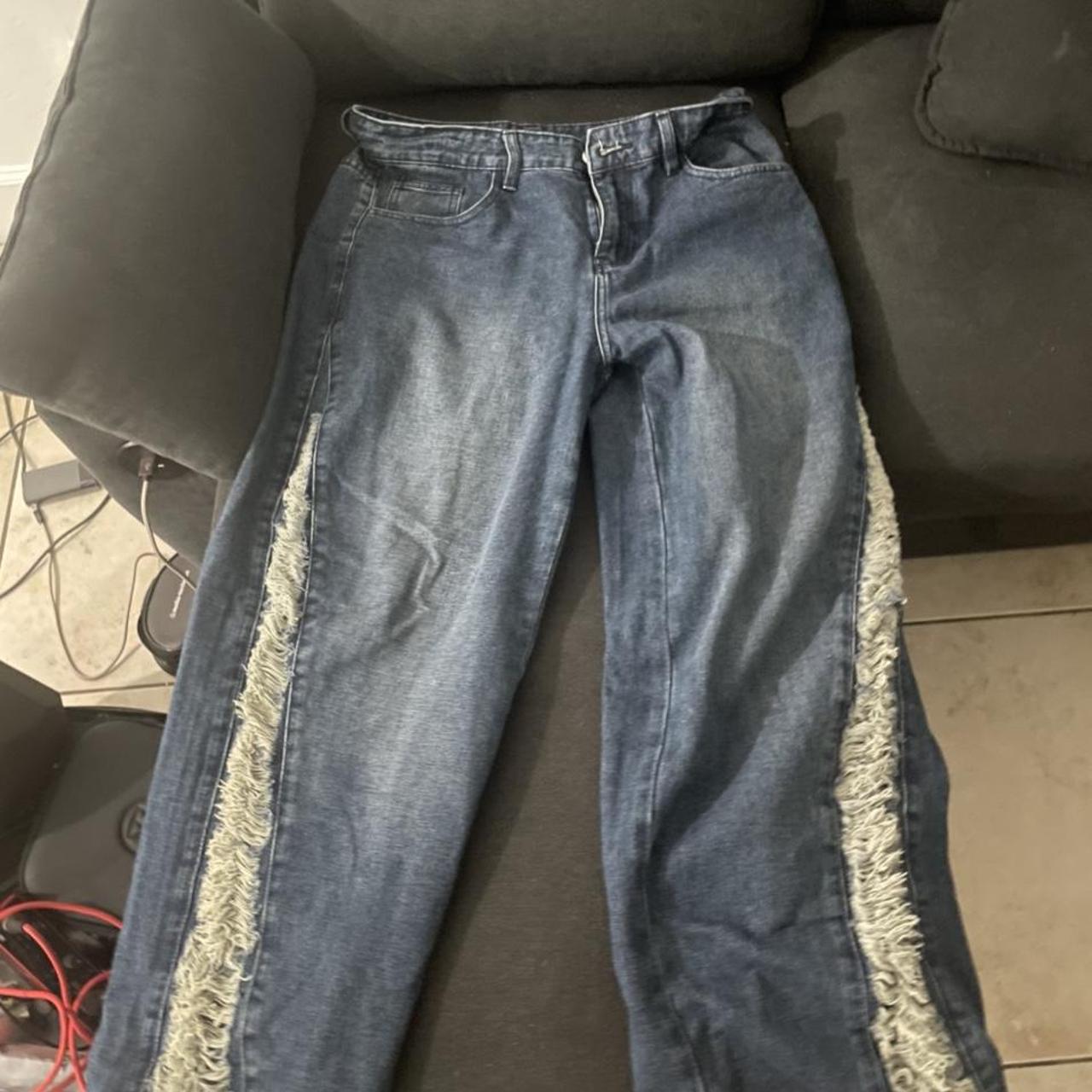 Jeans wide fit balenci type - Depop