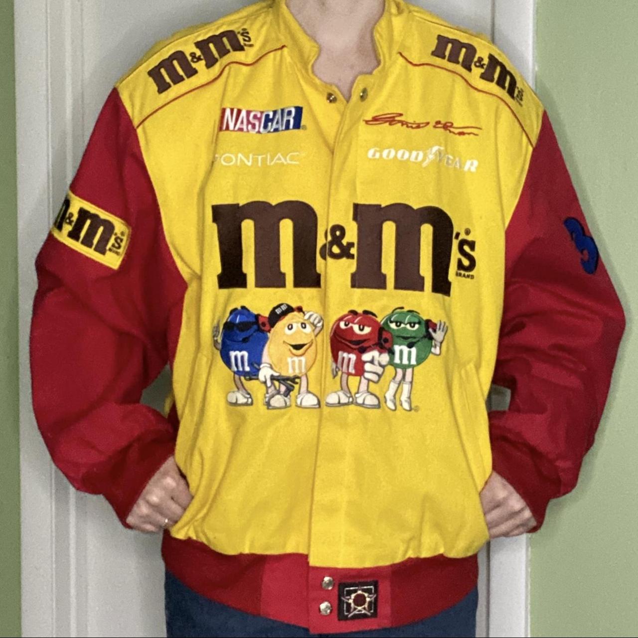 Vintage M&M NASCAR racing jacket from JH Designs... - Depop