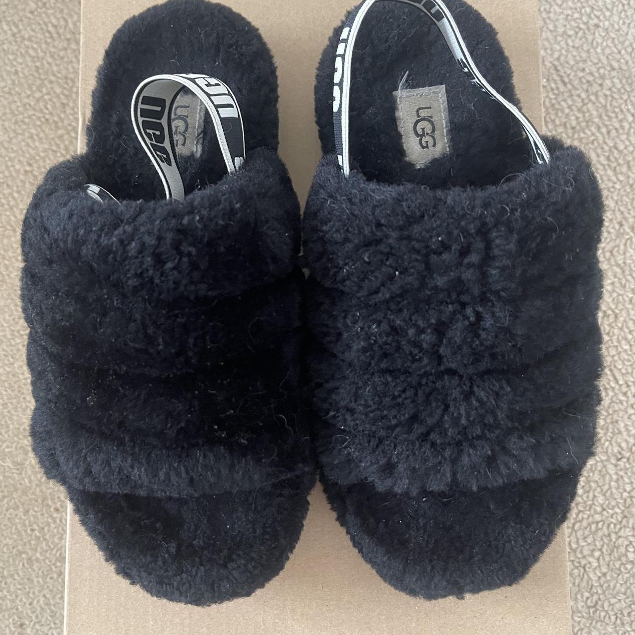 Ugg sliders sale black