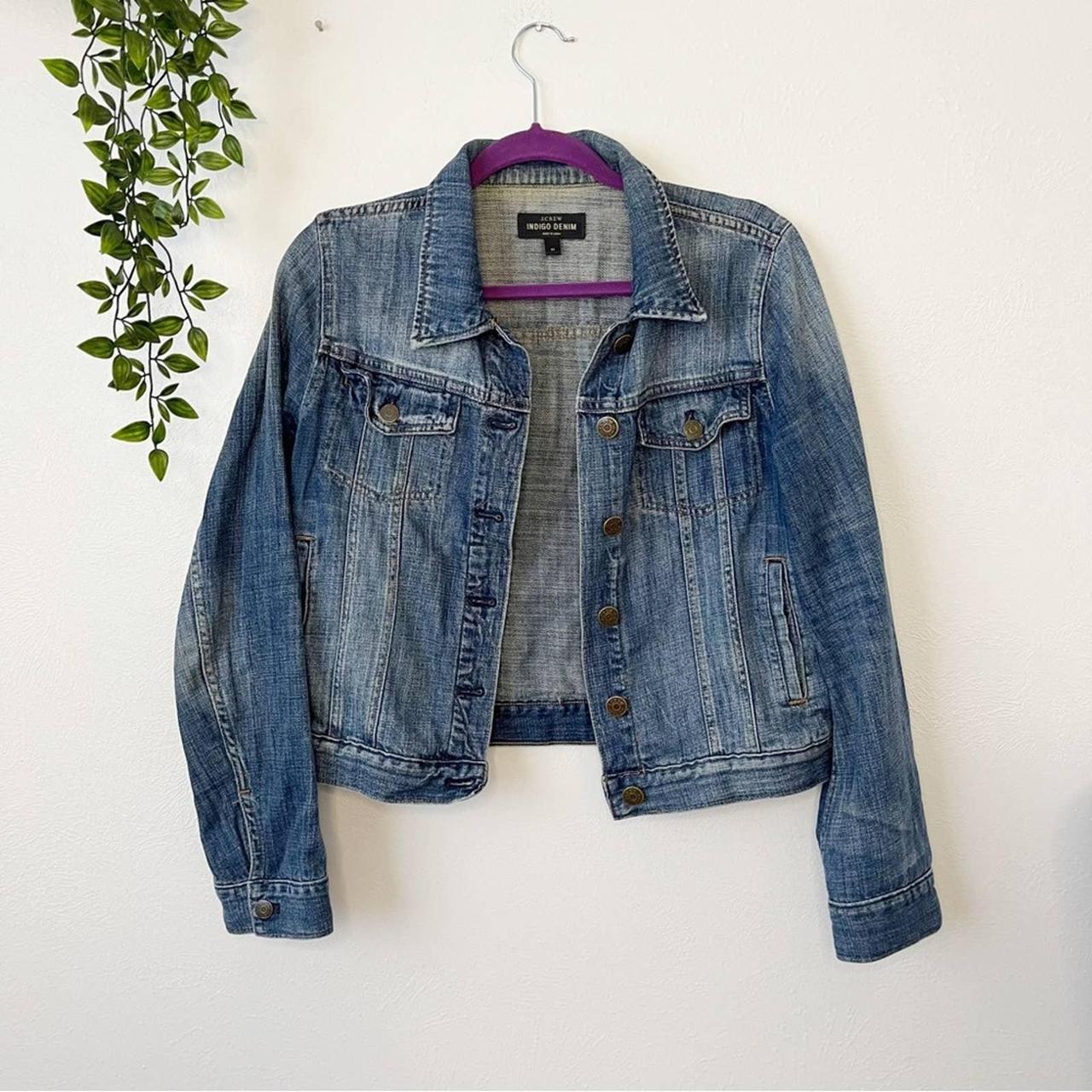 J crew sale indigo denim jacket