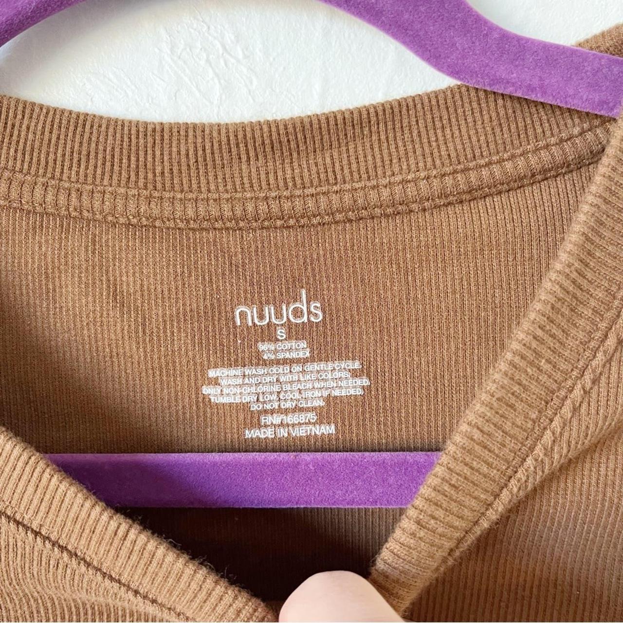 Nuuds ribbed bodysuit