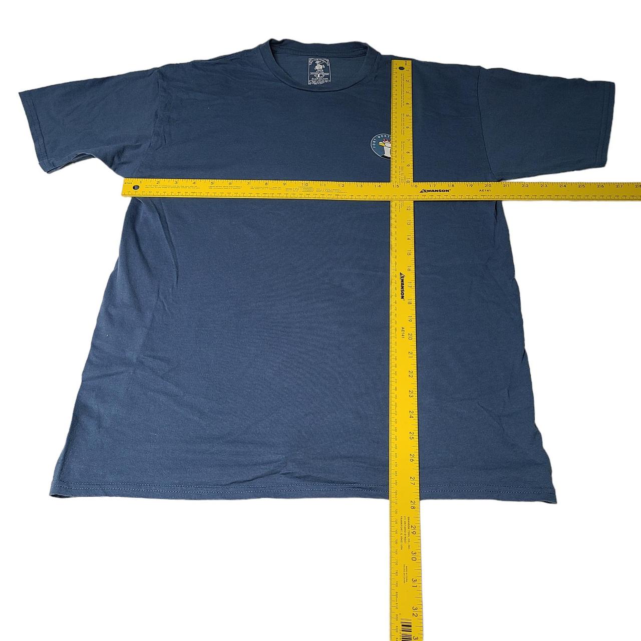 Duck and Cover Men's Blue T-shirt (4)