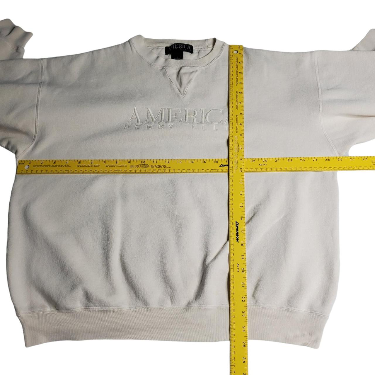 Perry Ellis Men's White and Cream Sweatshirt (4)