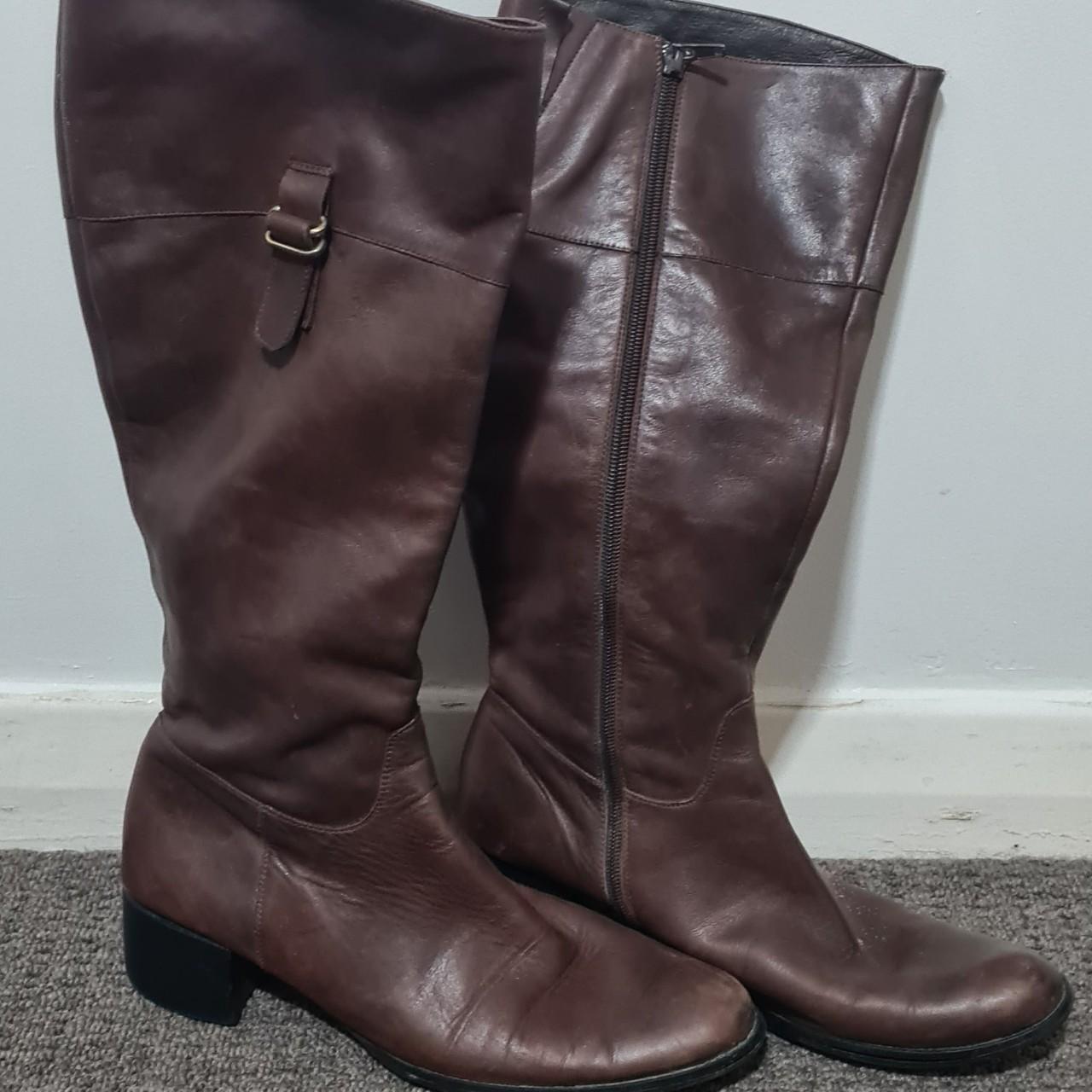 Wittner brown leather boots. Gorgeous soft brown... - Depop