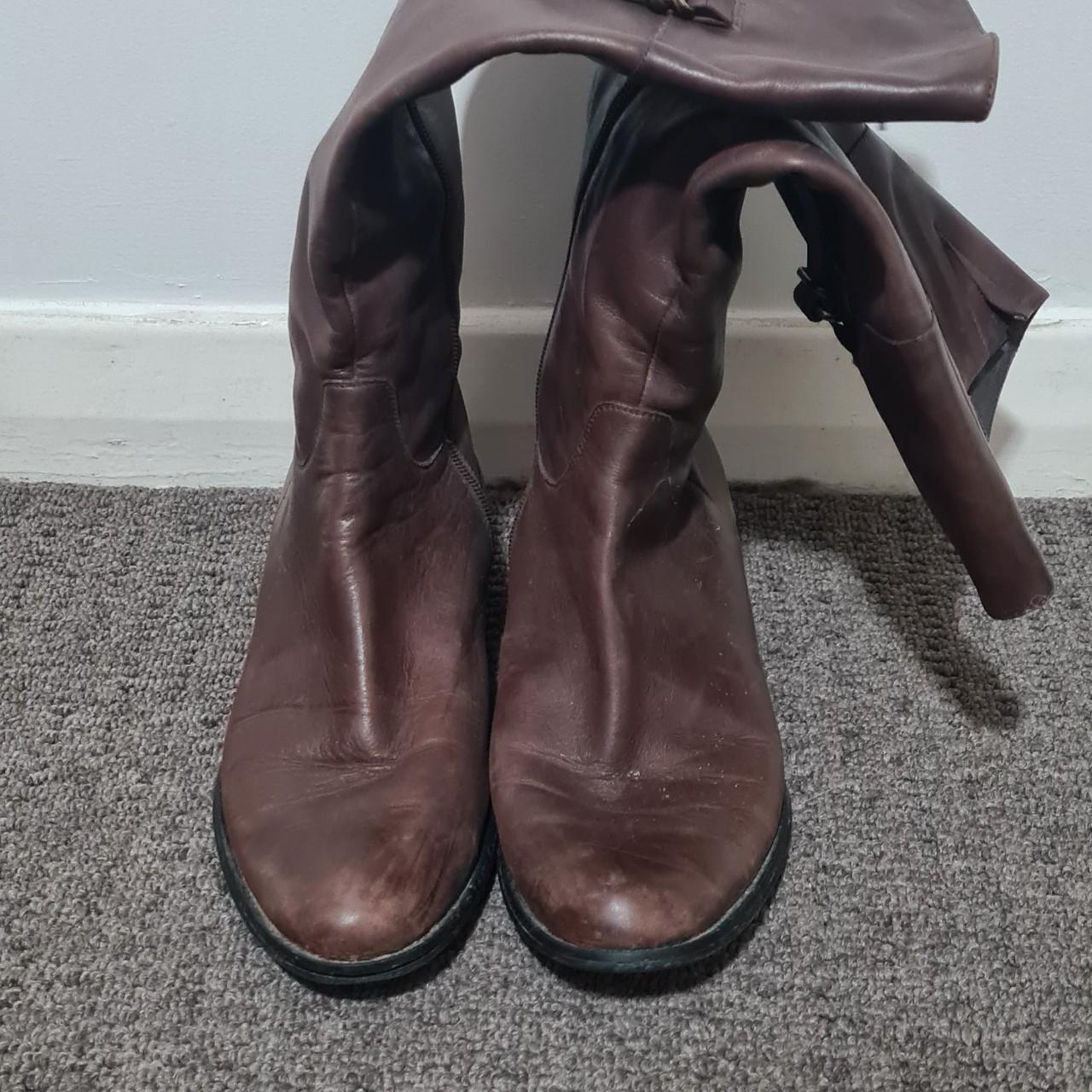 Wittner brown leather boots. Gorgeous soft brown... - Depop