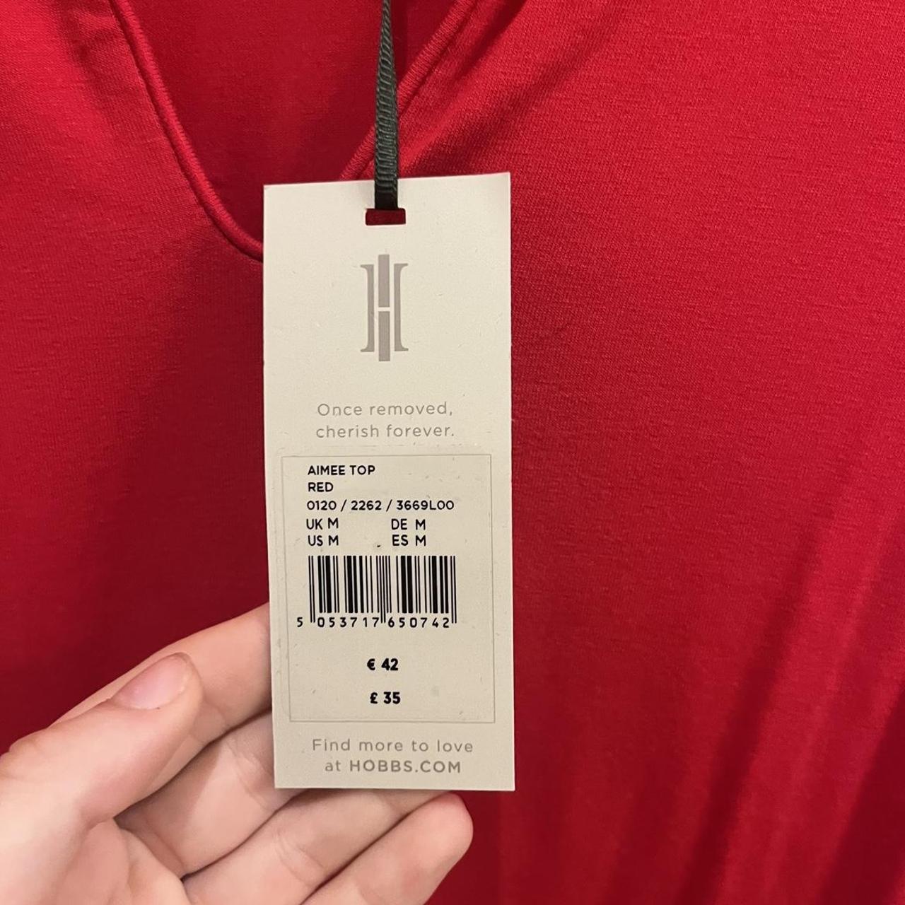 H and m outlet red blouse