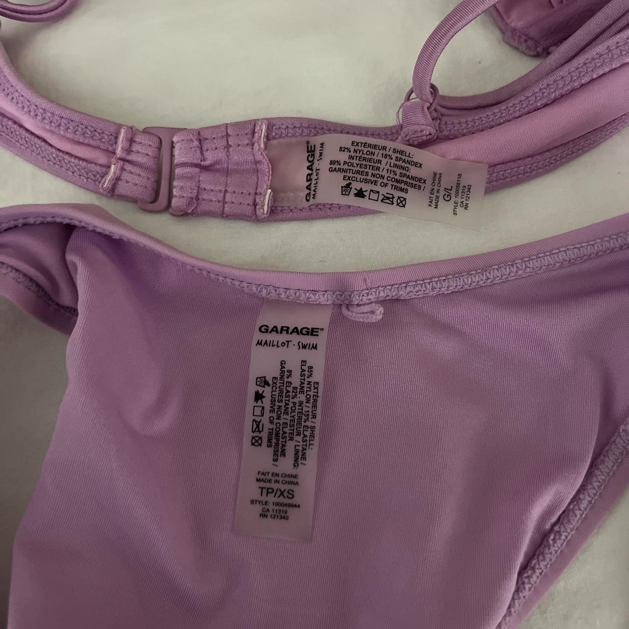 Garage Underwire Cheeky Bikini Size Top(L) Bottoms... Depop