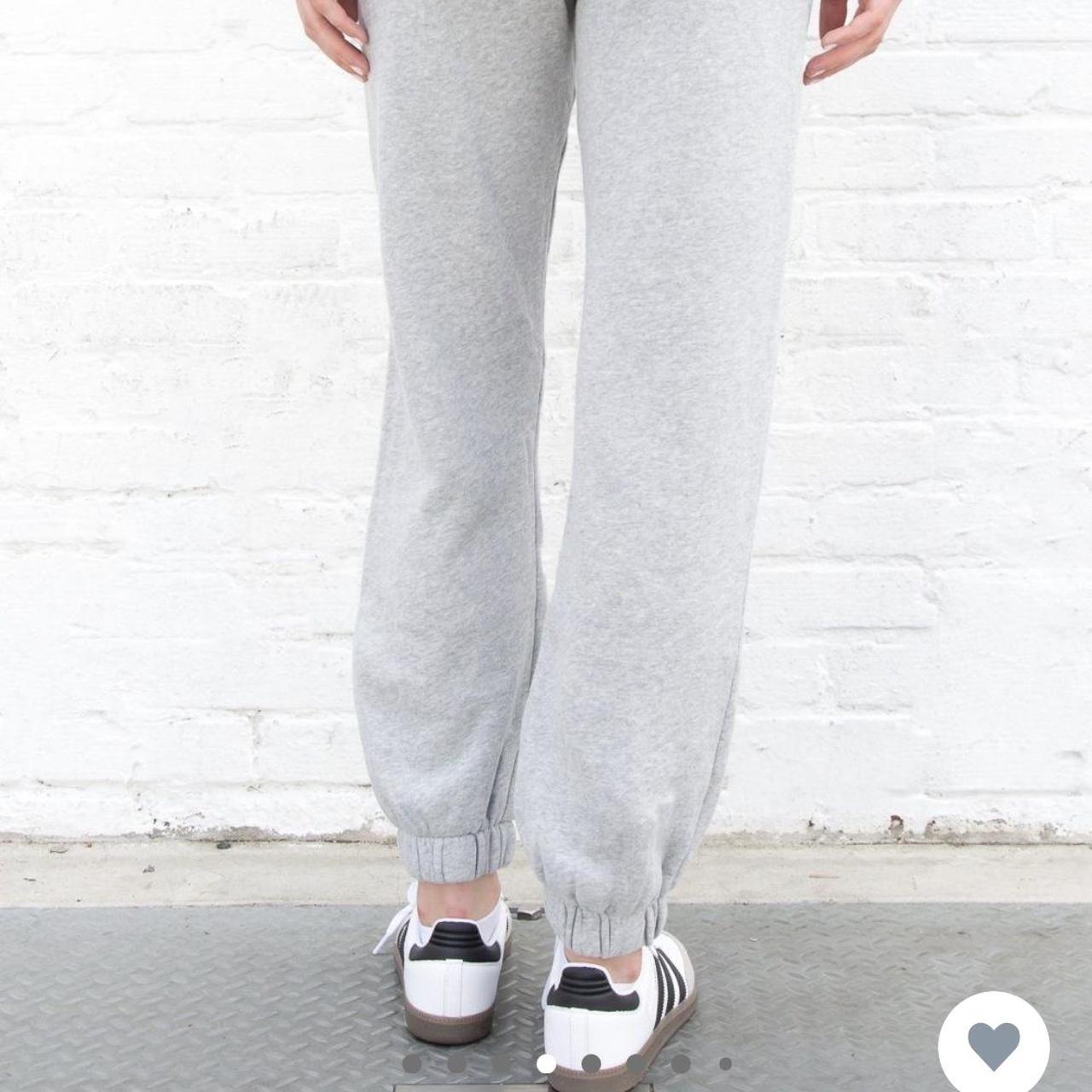 brandy melville rosa sweatpants on the inside on... Depop