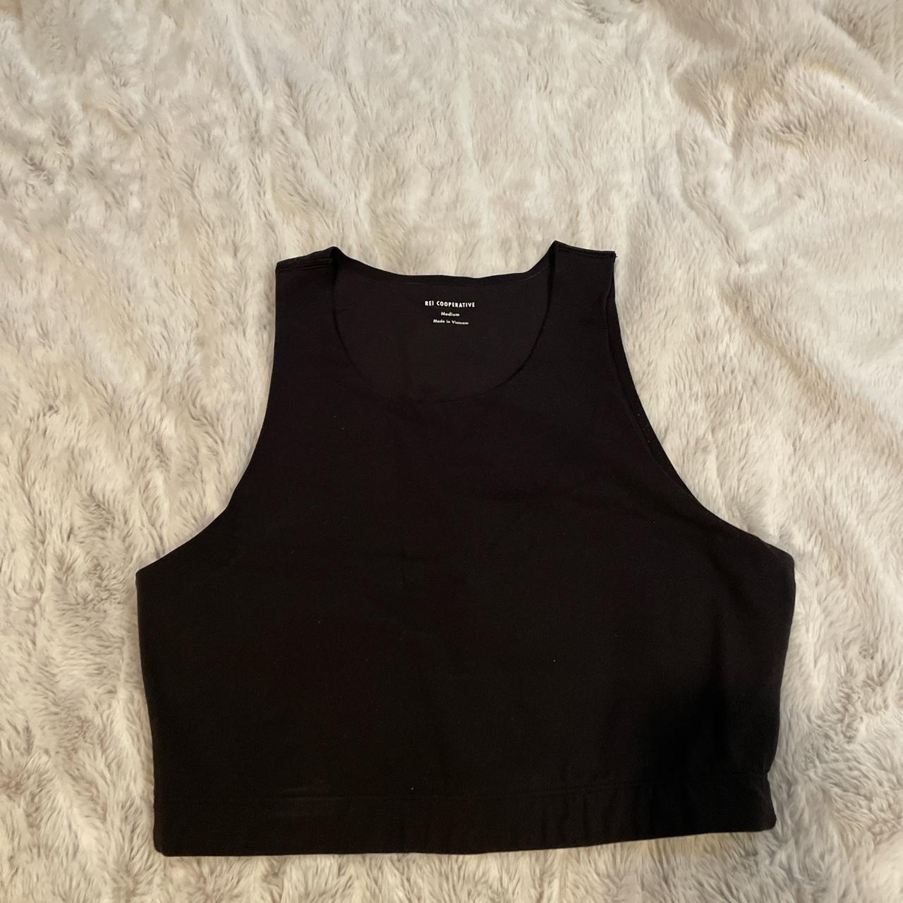 REI black workout top No flaws Size M Comfy to... - Depop