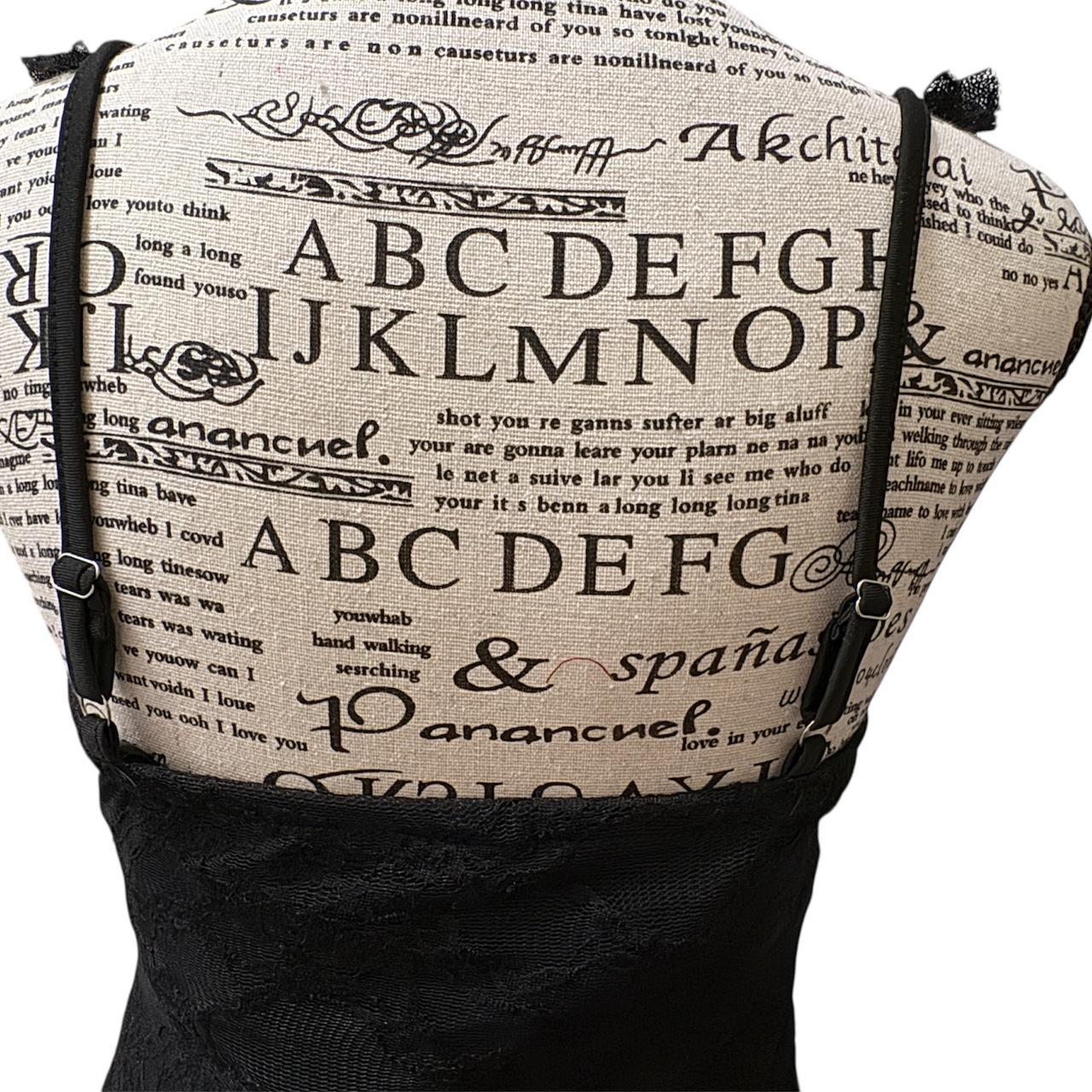 Women's Tank top - Black - S – Black lace babydol… - image 5