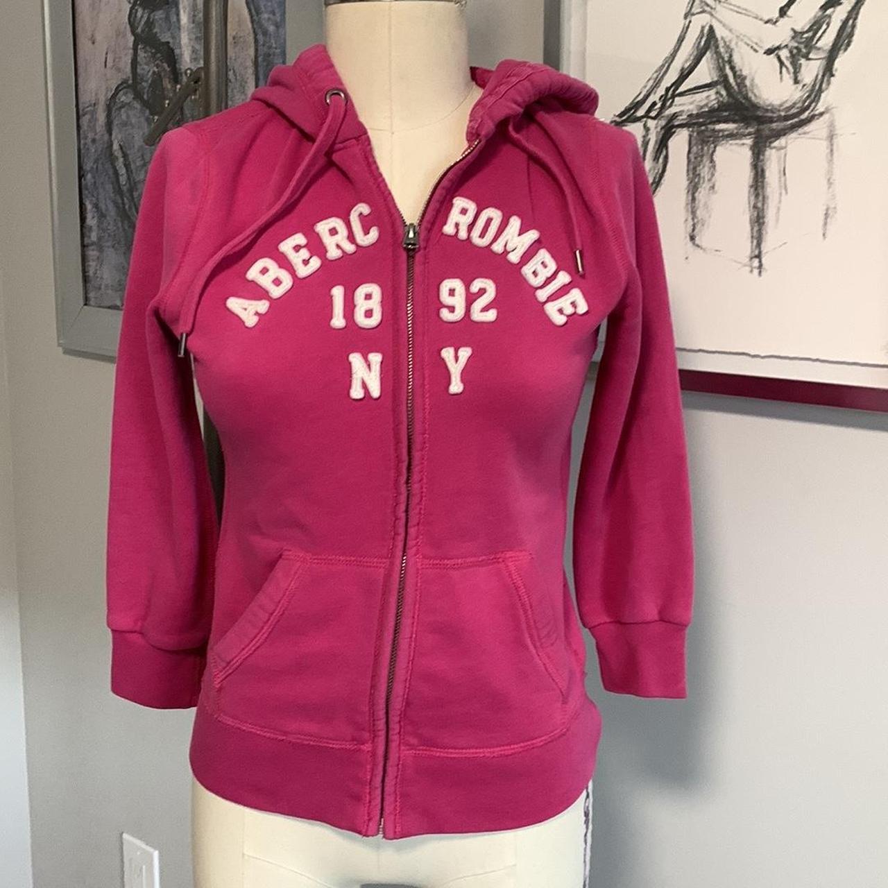 Abercrombie discount pink hoodie