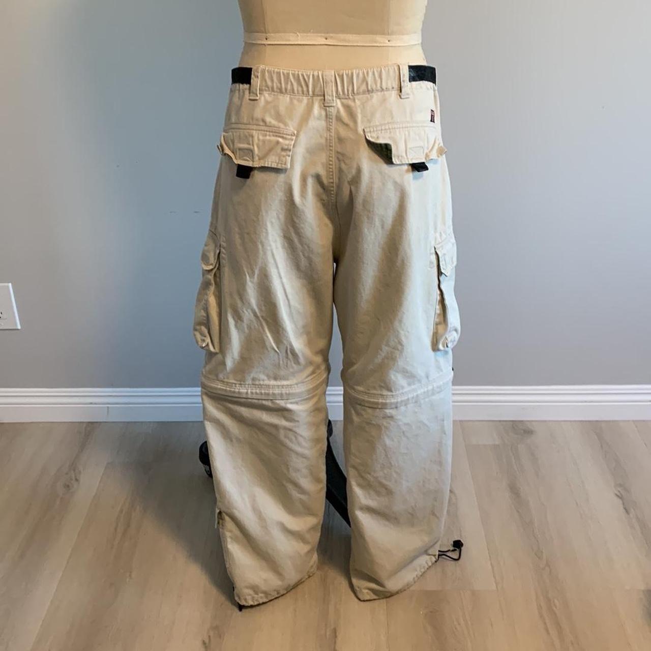 Vintage Baggy Parachute Cargo Pants Y2K