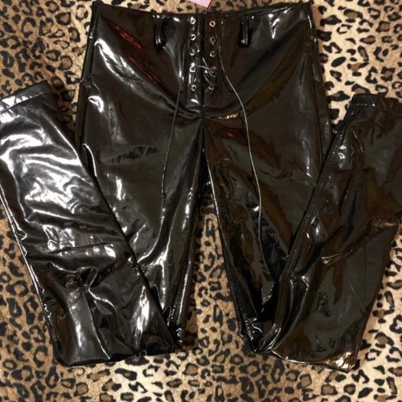 Pants pvc-trousers - Depop