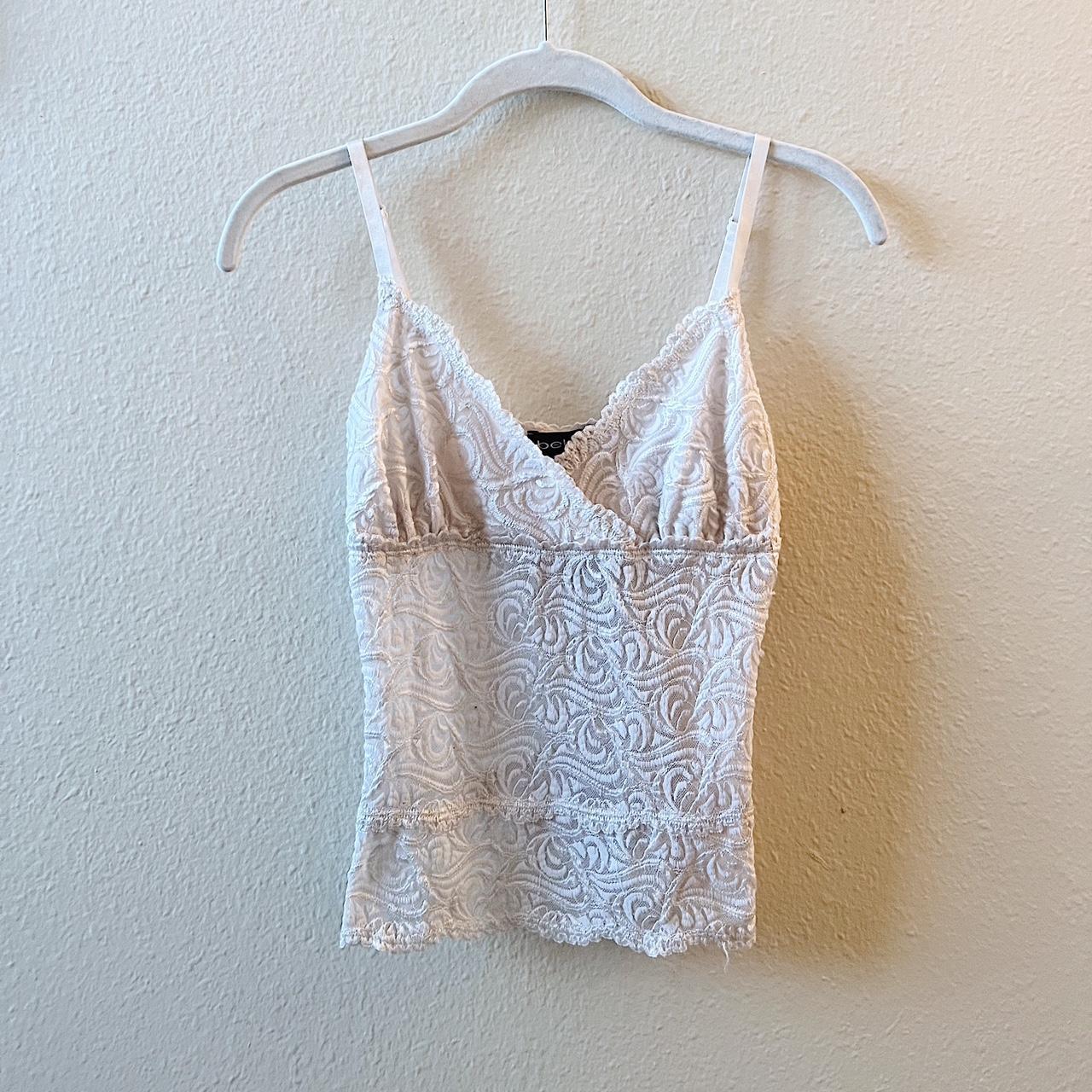 Gorgeous cream lace Bebe tank This tank is a... - Depop