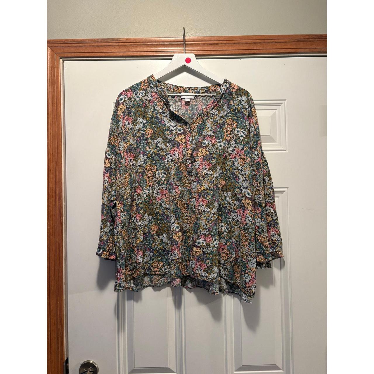 Source Unknown Women's Blouse - Multi - 3XL – J.J… - image 1