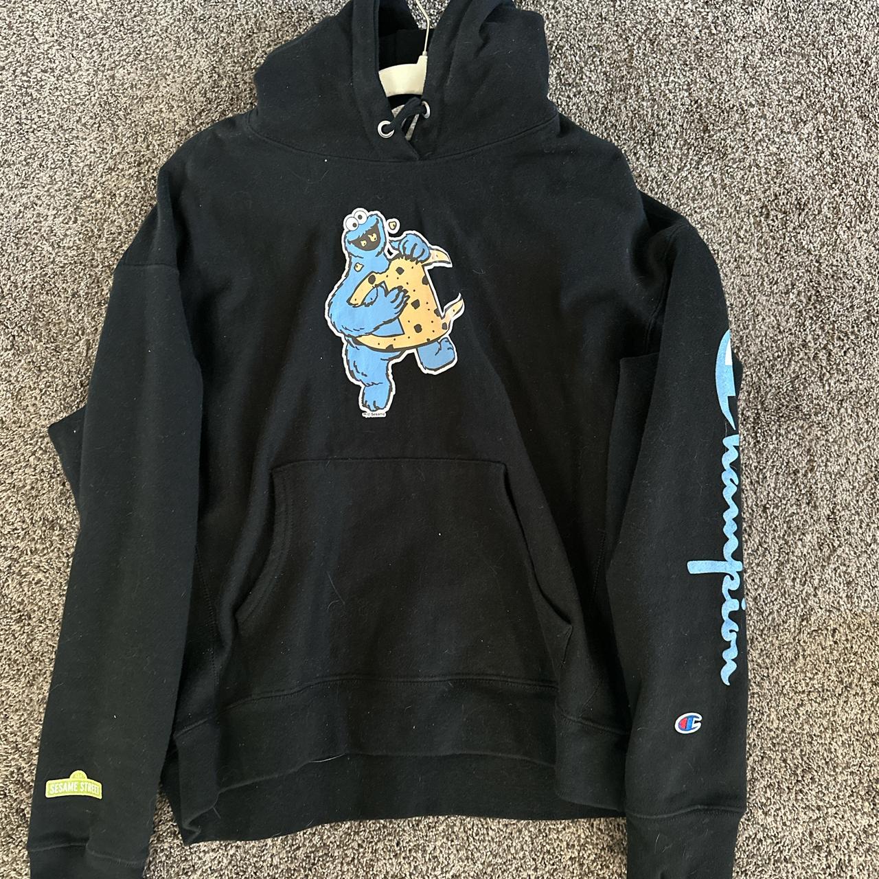 Champion cookie monster hoodie