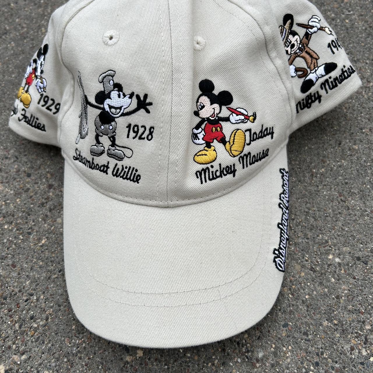 Disney Men's Cream and Red Hat