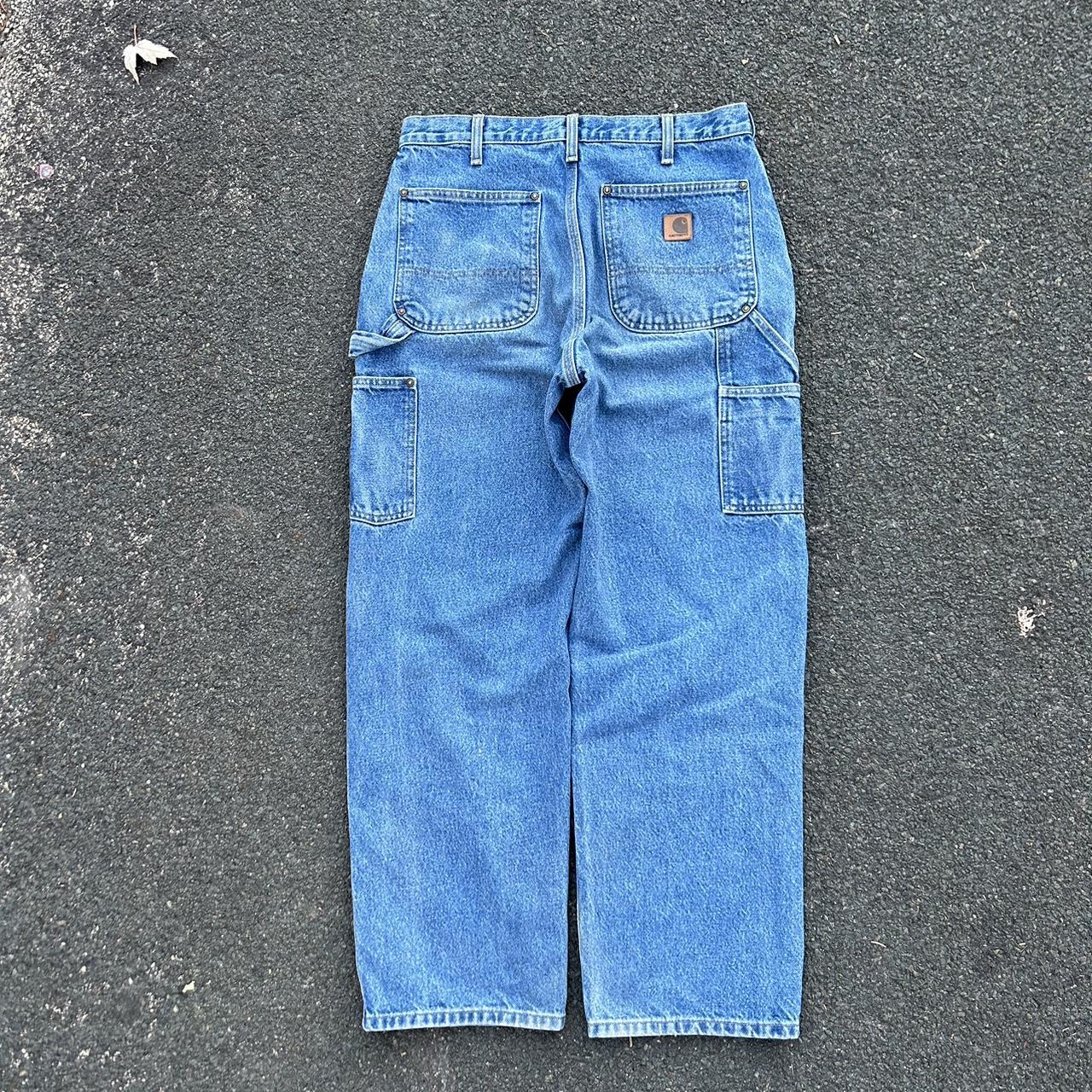 Vintage Carhartt double knee jeans. Perfect baggy... - Depop