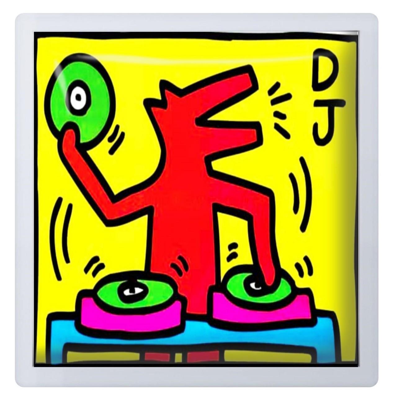 Brand New Keith Haring Fridge Magnet. Brighten up... - Depop