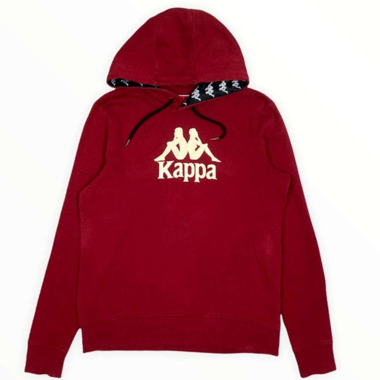 Kappa store burgundy hoodie