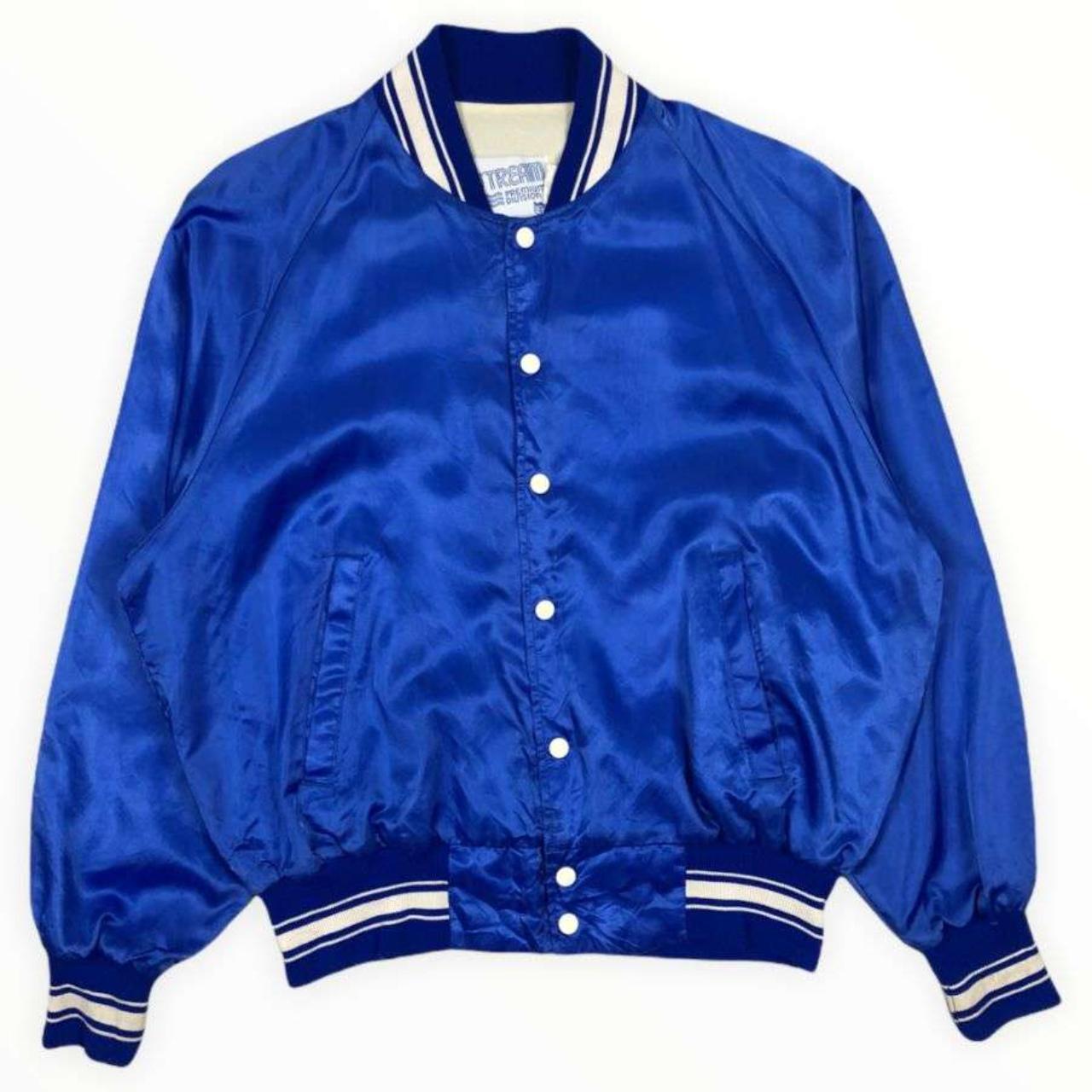 Satin vintage bomber jacket Condition: very... - Depop