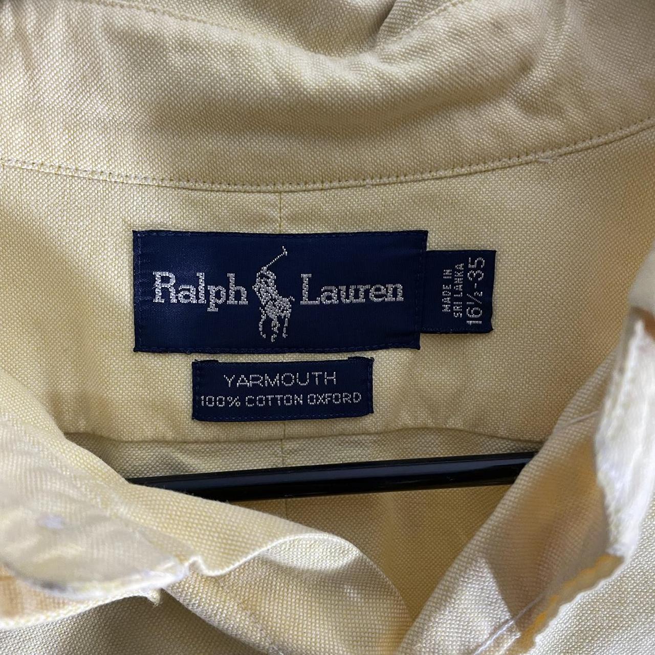 Polo Ralph Lauren Men's Yellow Shirt | Depop