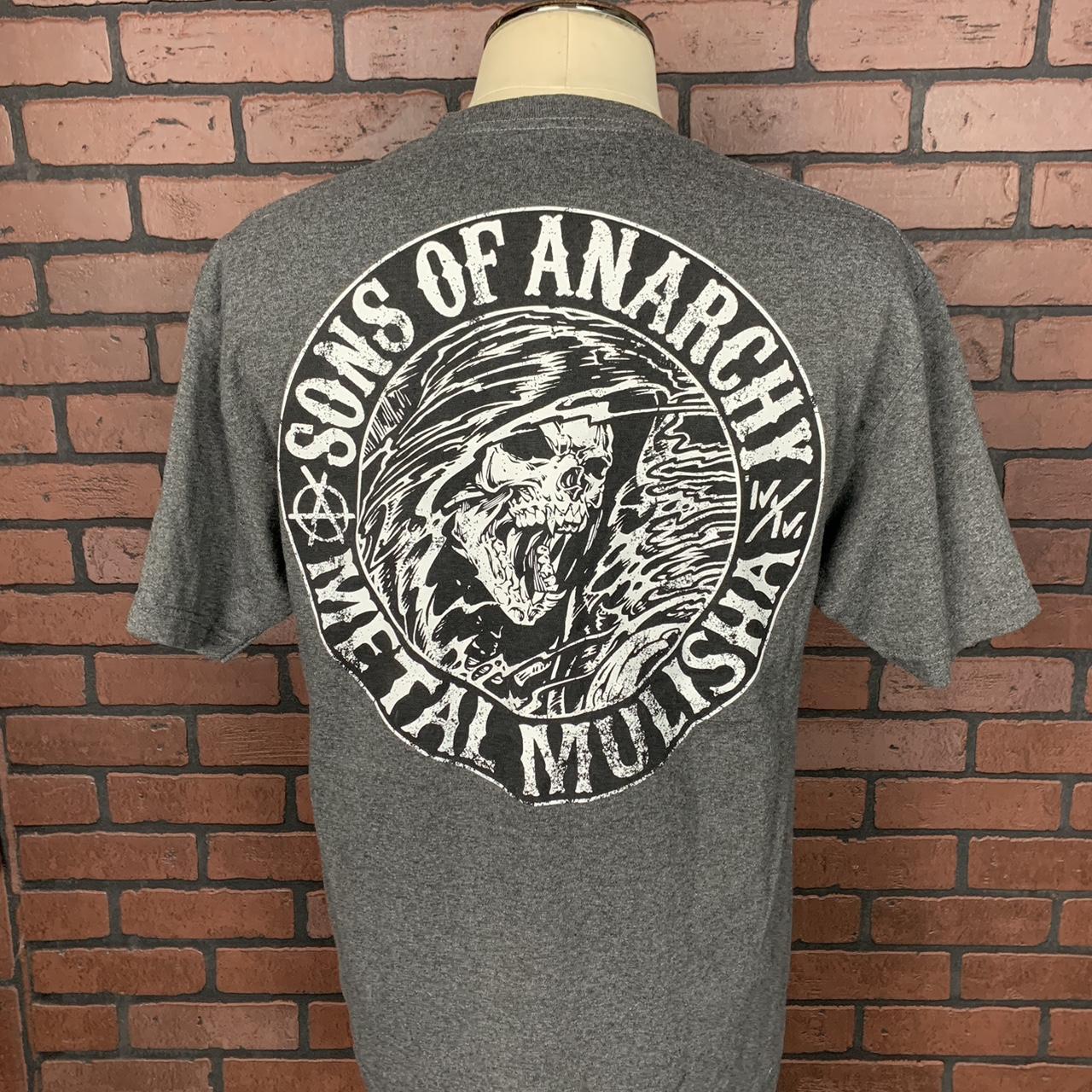 SONS OF GROK CALIFORNIA Biker Patch on Back T-Shirt (unisex) - AI Store, image size:1280x1280