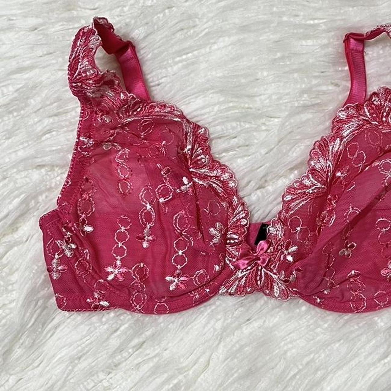 Frederick's of Hollywood Women's Pink Bra (3)