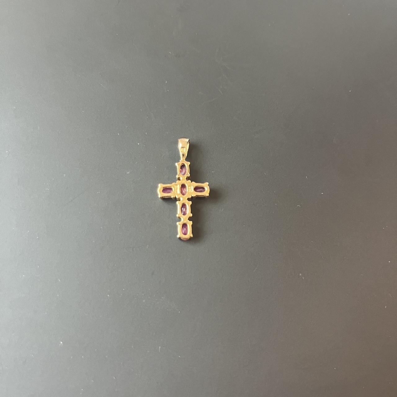 Women's Brooch - Purple/Multi – Simulated Ruby St… - image 5