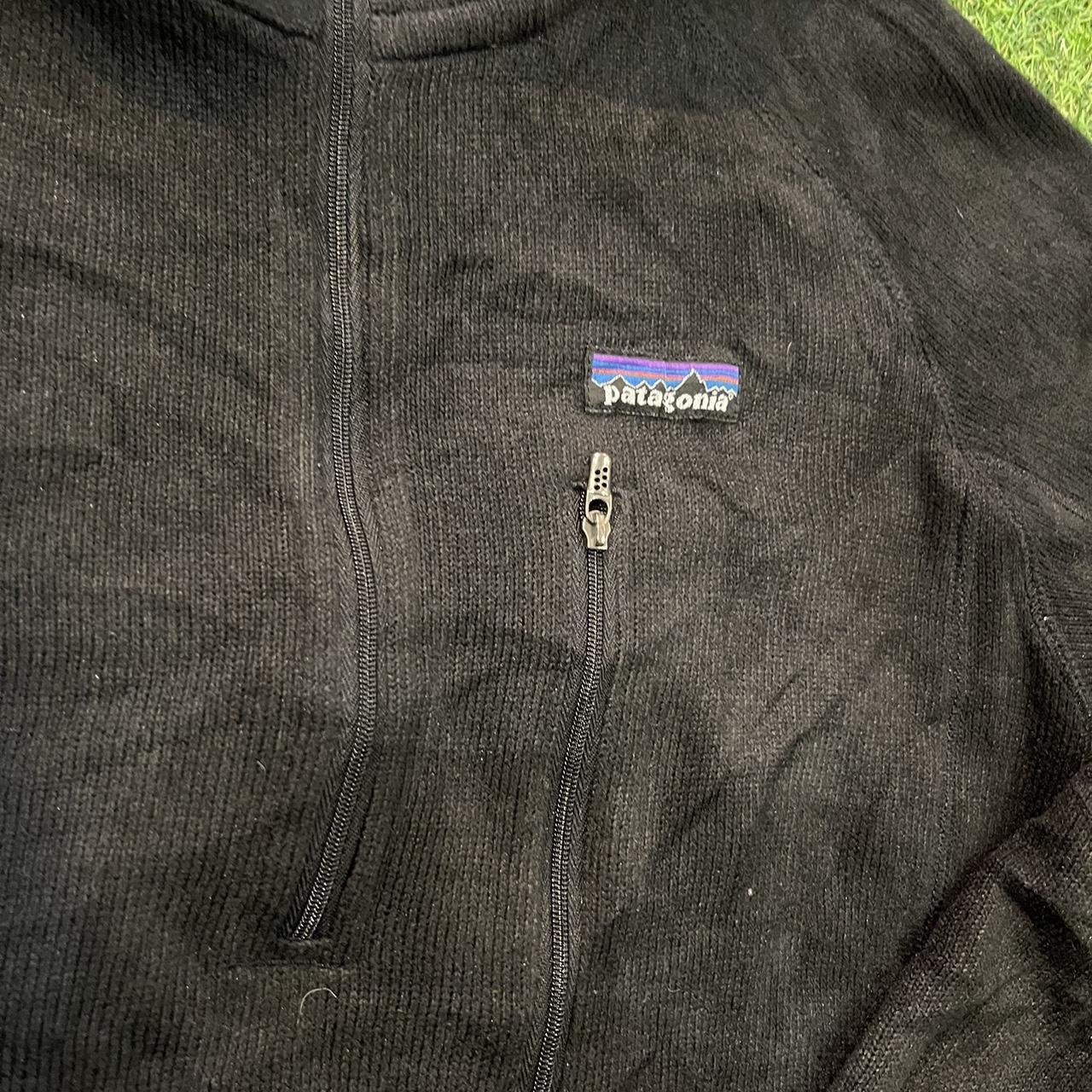 Black Patagonia quarter-zip fleece Size tag reads... - Depop