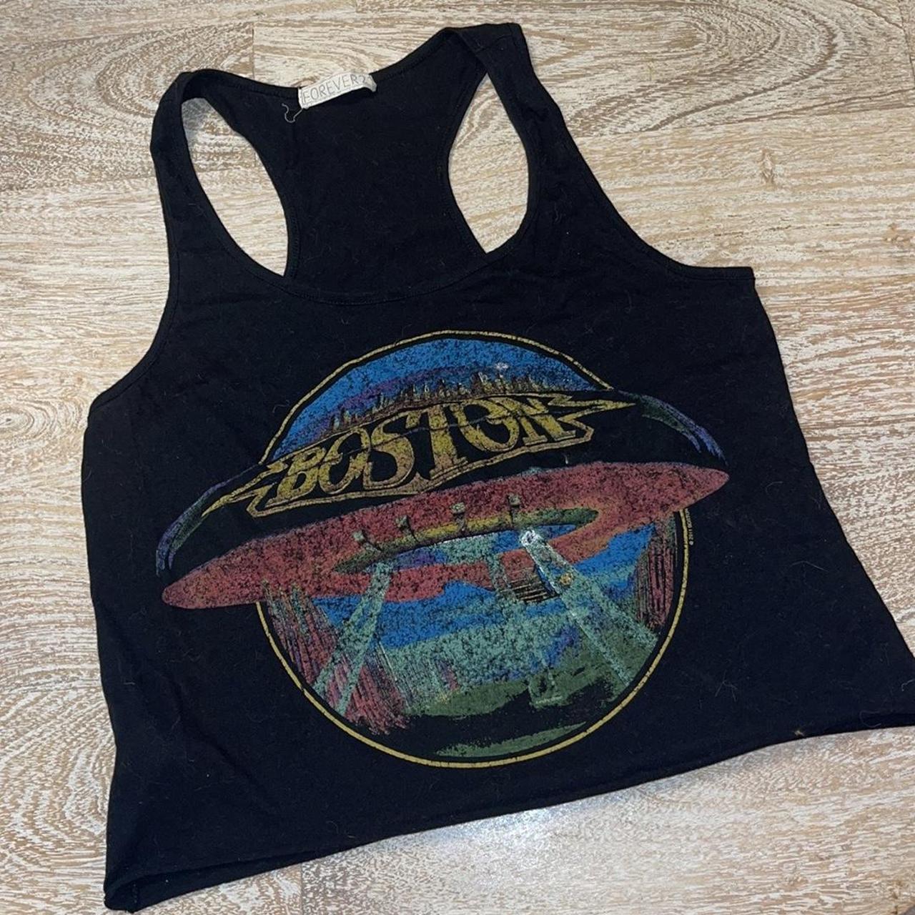 Boston band shirt Forever 21 concert tank top - Depop